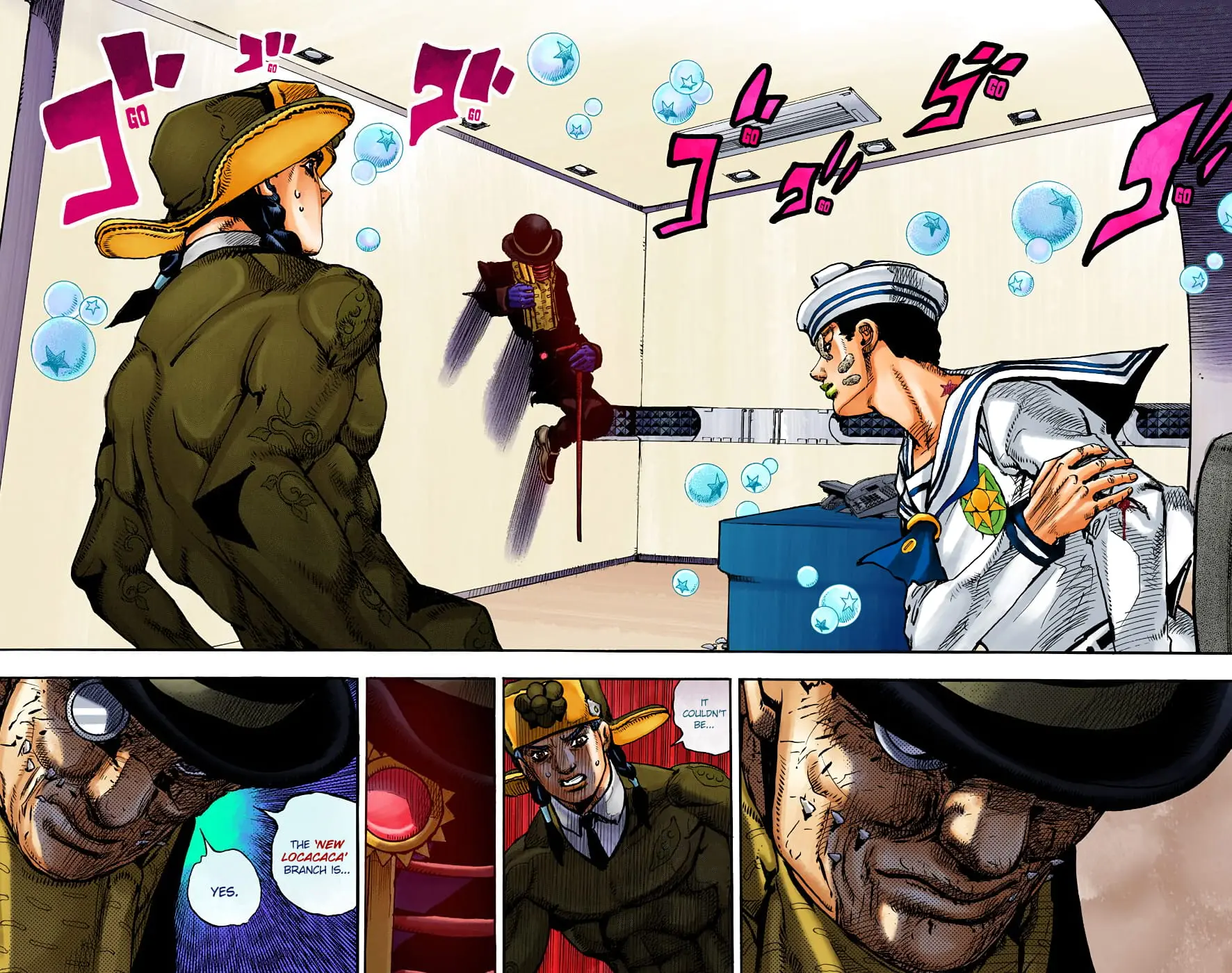JoJo's Bizarre Adventure, Part 8: JoJolion Colored Manga β Chapter 99 β Page 28