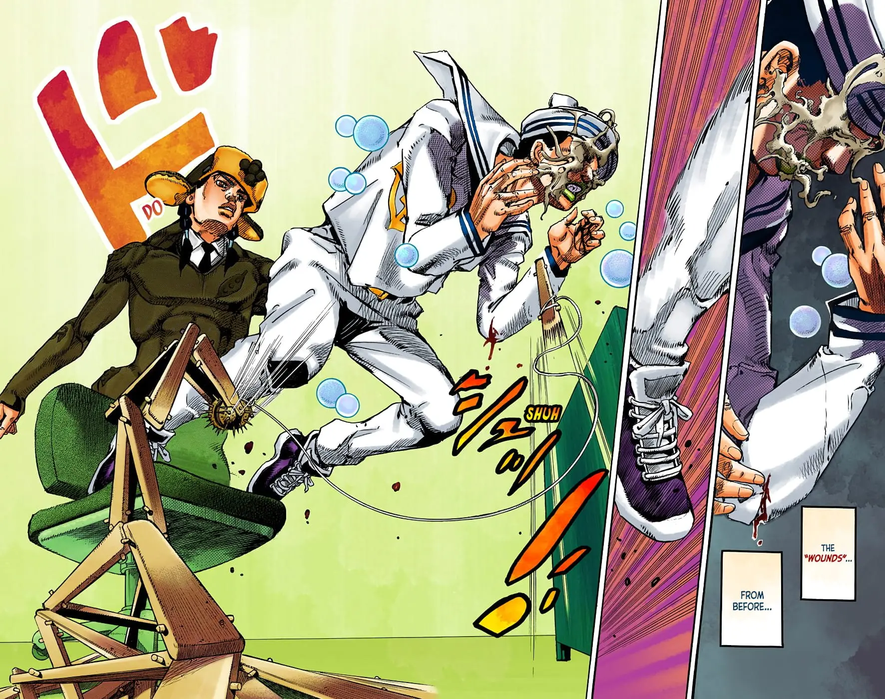 JoJo's Bizarre Adventure, Part 8: JoJolion Colored Manga β Chapter 99 β Page 35