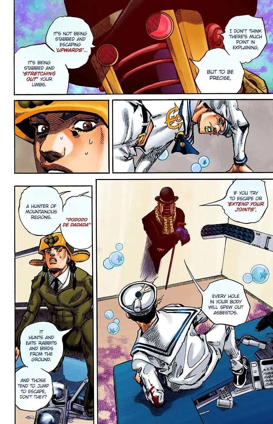 JoJo's Bizarre Adventure, Part 8: JoJolion Colored Manga β Chapter 99 β Page 40