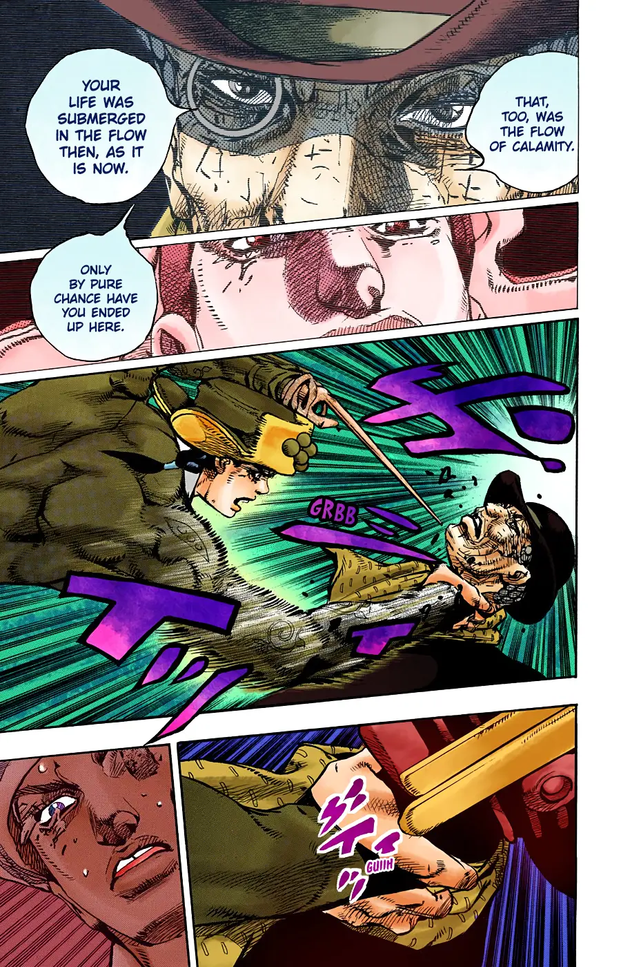 JoJo's Bizarre Adventure, Part 8: JoJolion Colored Manga β Chapter 100 β Page 22