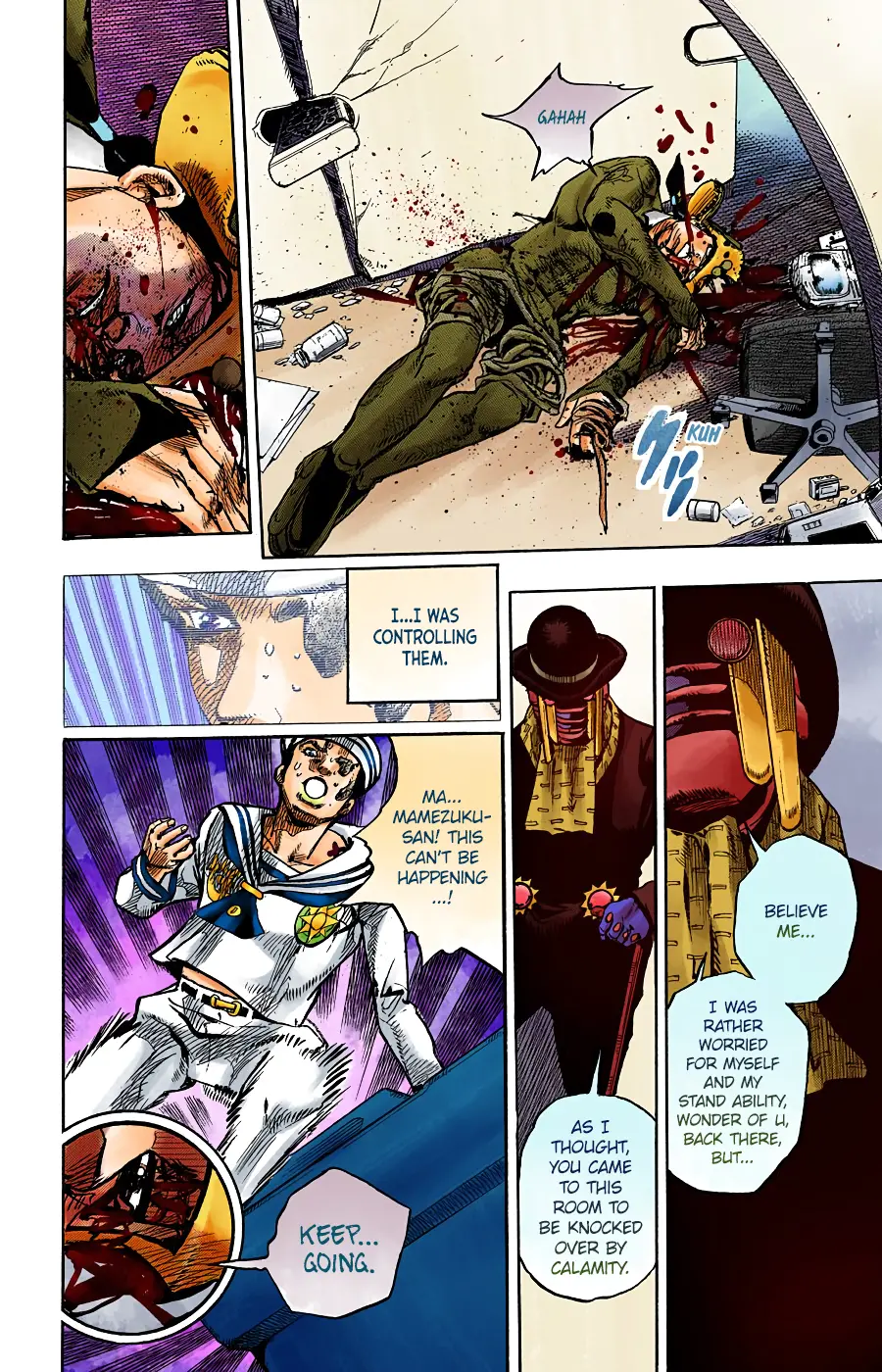 JoJo's Bizarre Adventure, Part 8: JoJolion Colored Manga β Chapter 100 β Page 30