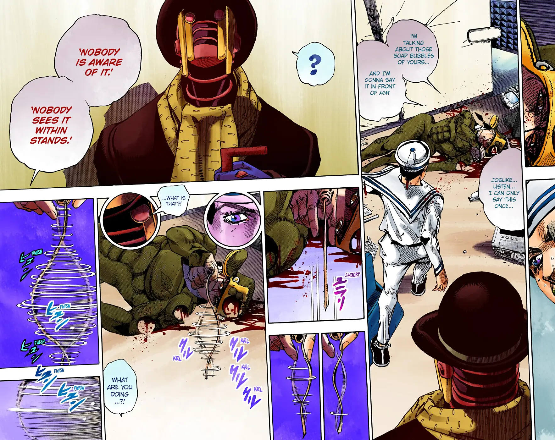 JoJo's Bizarre Adventure, Part 8: JoJolion Colored Manga β Chapter 100 β Page 32