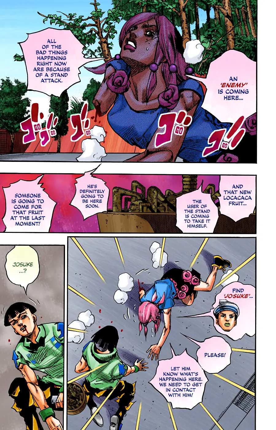 JoJo's Bizarre Adventure, Part 8: JoJolion Colored Manga — Chapter 101 — Page 9