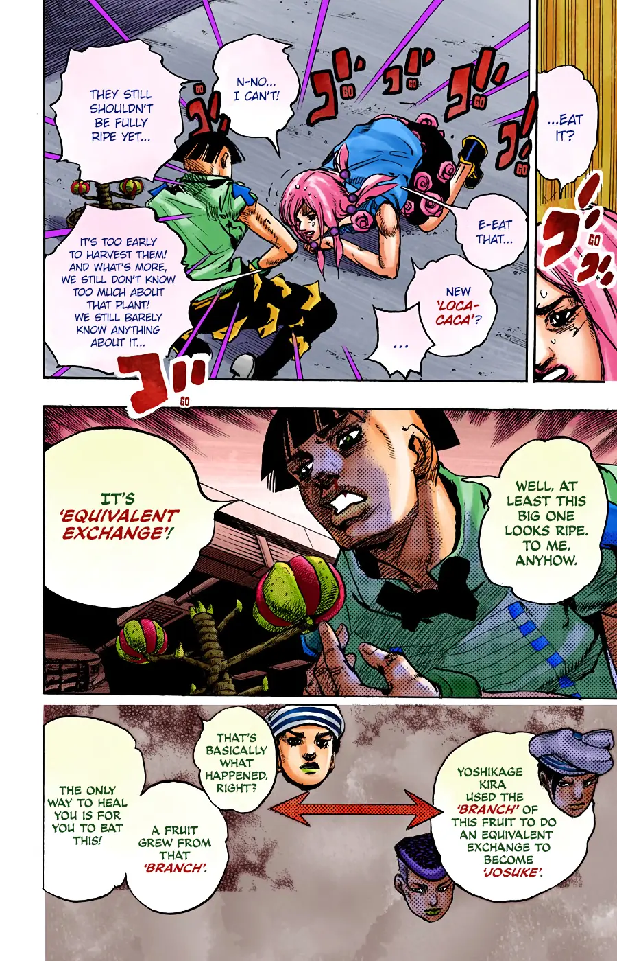 JoJo's Bizarre Adventure, Part 8: JoJolion Colored Manga — Chapter 101 — Page 14