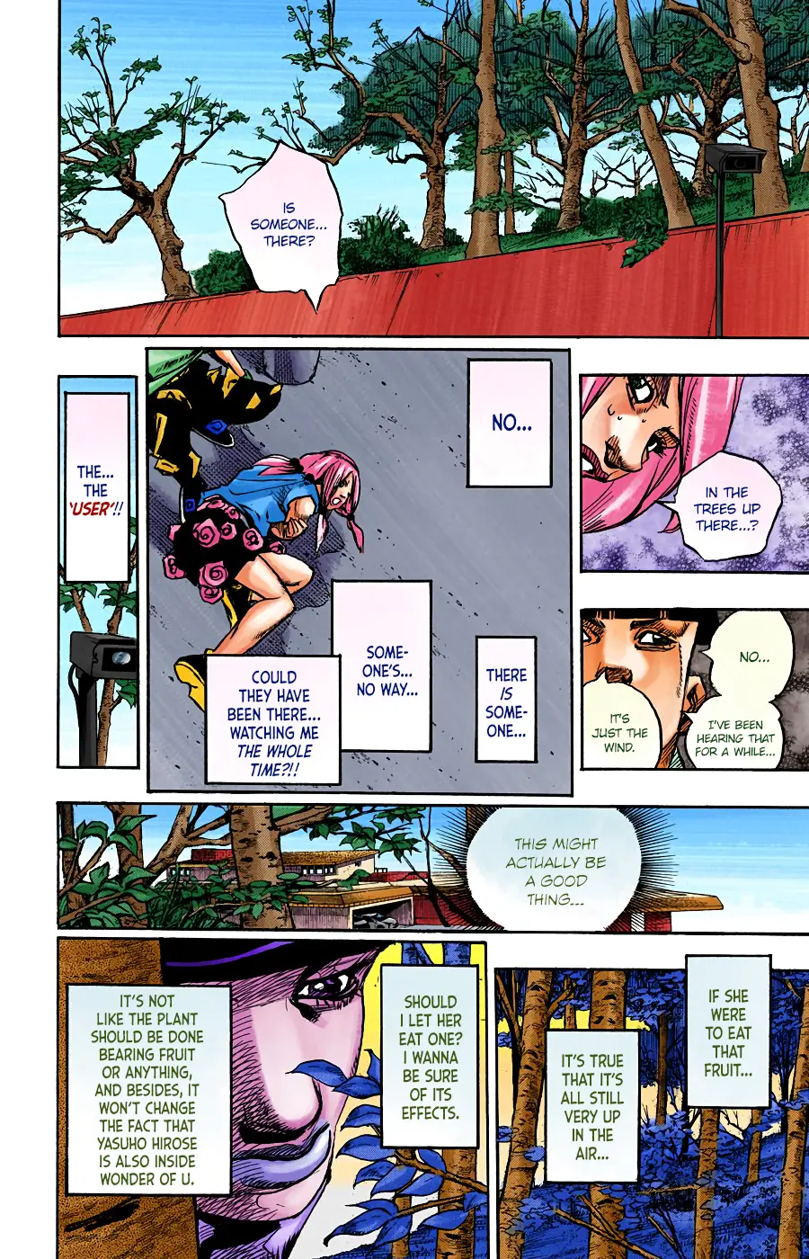 JoJo's Bizarre Adventure, Part 8: JoJolion Colored Manga — Chapter 101 — Page 16