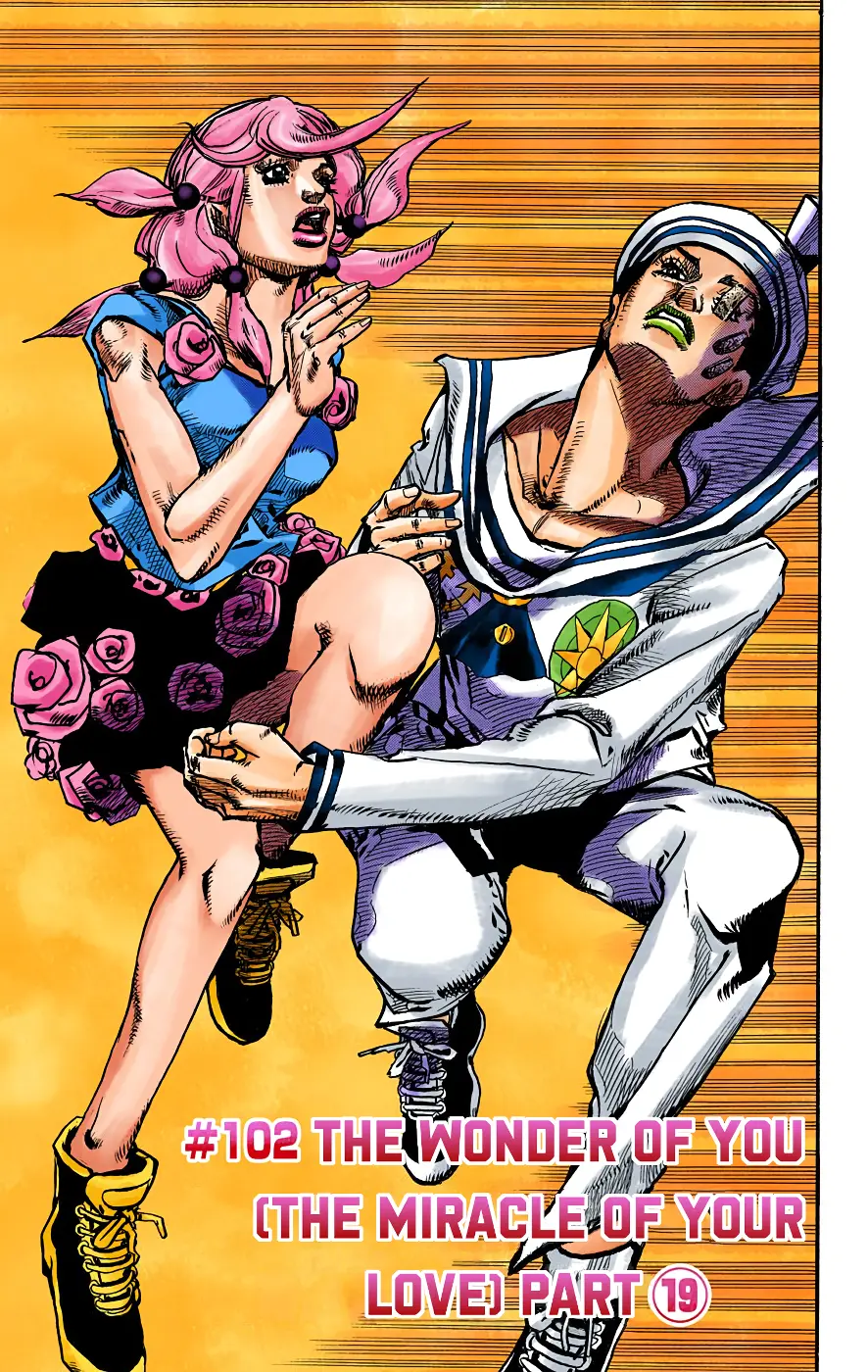 JoJo's Bizarre Adventure, Part 8: JoJolion Colored Manga β Chapter 102 β Page 1