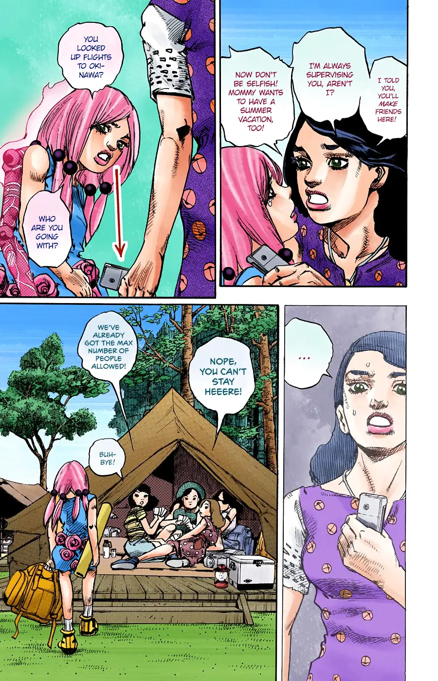 JoJo's Bizarre Adventure, Part 8: JoJolion Colored Manga β Chapter 102 β Page 3