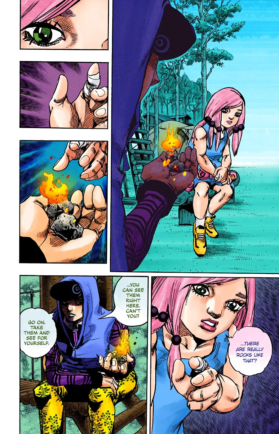 JoJo's Bizarre Adventure, Part 8: JoJolion Colored Manga β Chapter 102 β Page 8