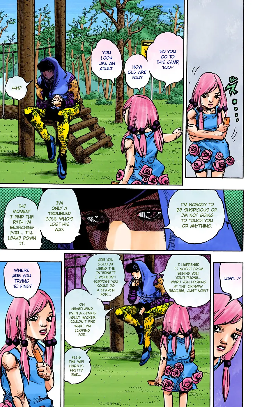 JoJo's Bizarre Adventure, Part 8: JoJolion Colored Manga β Chapter 102 β Page 9