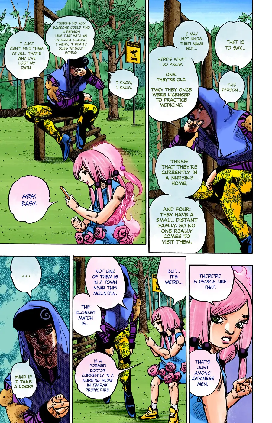 JoJo's Bizarre Adventure, Part 8: JoJolion Colored Manga β Chapter 102 β Page 11