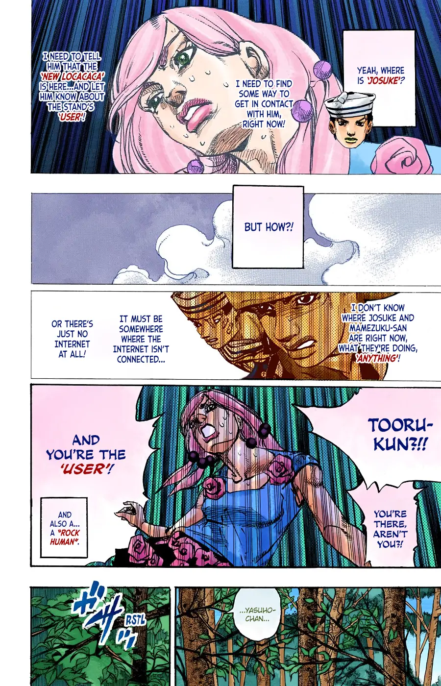 JoJo's Bizarre Adventure, Part 8: JoJolion Colored Manga β Chapter 102 β Page 19
