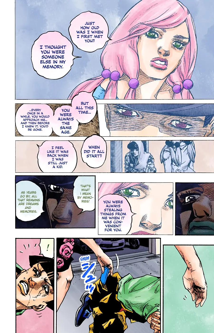 JoJo's Bizarre Adventure, Part 8: JoJolion Colored Manga β Chapter 102 β Page 25
