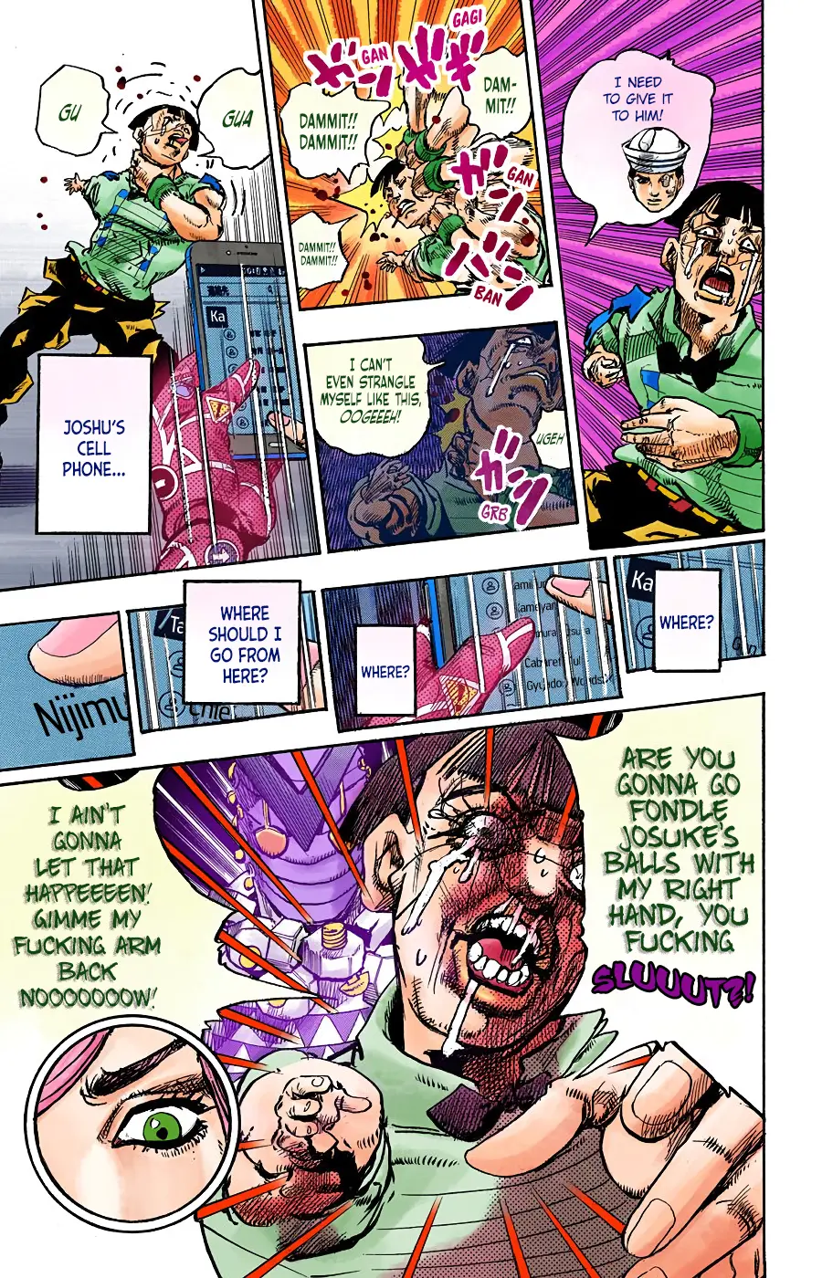 JoJo's Bizarre Adventure, Part 8: JoJolion Colored Manga β Chapter 102 β Page 30