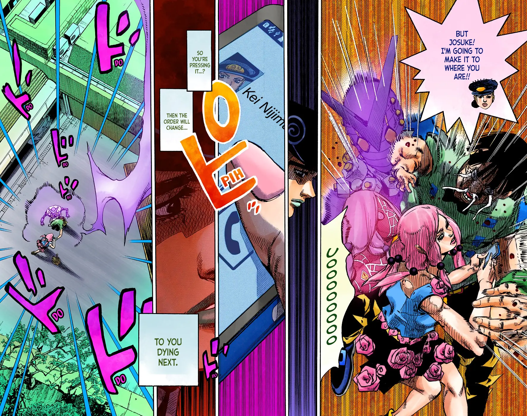 JoJo's Bizarre Adventure, Part 8: JoJolion Colored Manga β Chapter 102 β Page 33