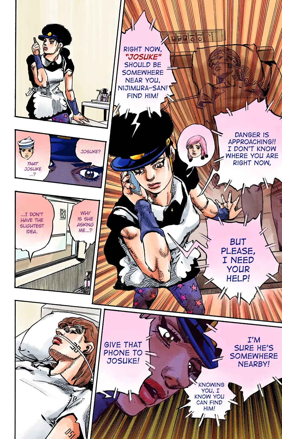 JoJo's Bizarre Adventure, Part 8: JoJolion Colored Manga β Chapter 102 β Page 37