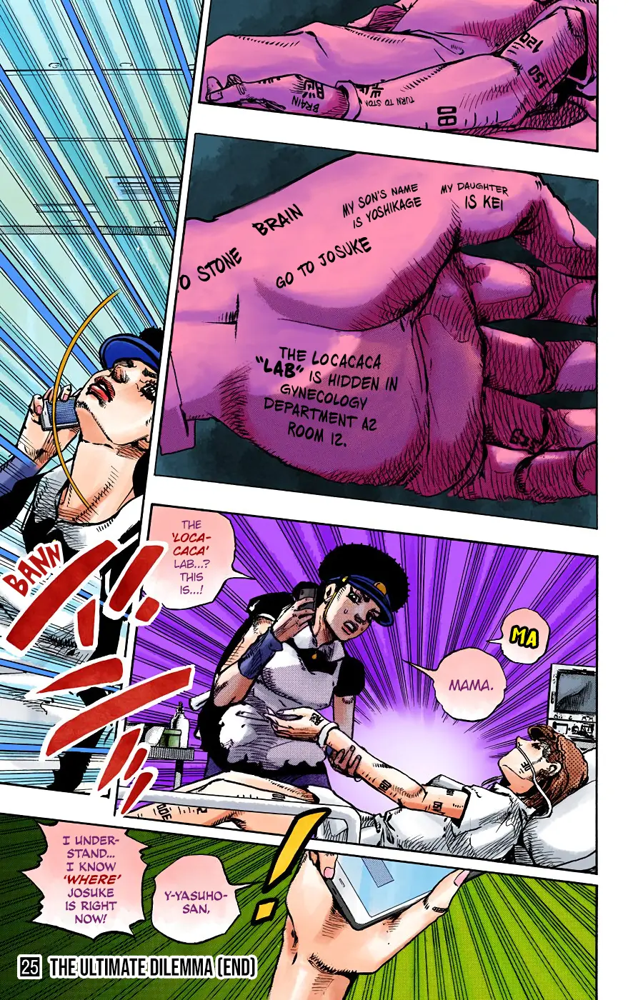 JoJo's Bizarre Adventure, Part 8: JoJolion Colored Manga β Chapter 102 β Page 38
