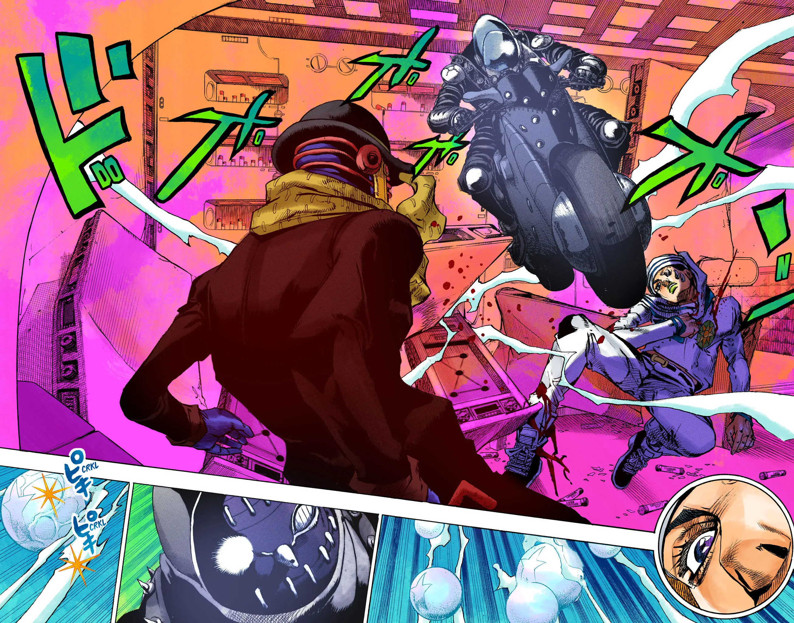 JoJo's Bizarre Adventure, Part 8: JoJolion Colored Manga β Chapter 103 β Page 35