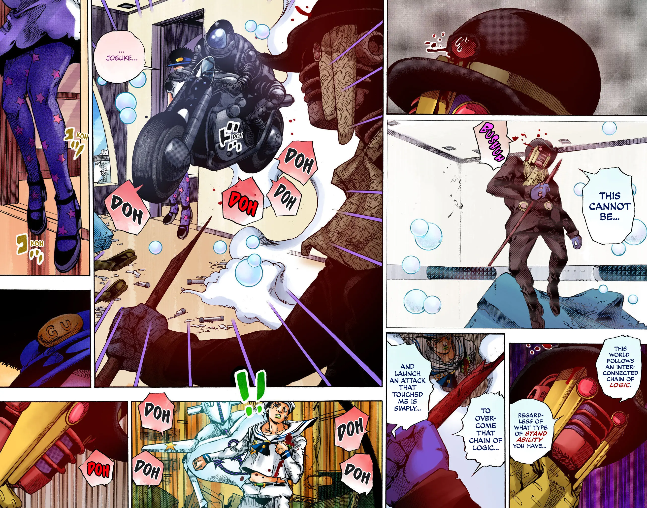 JoJo's Bizarre Adventure, Part 8: JoJolion Colored Manga β Chapter 104 β Page 6