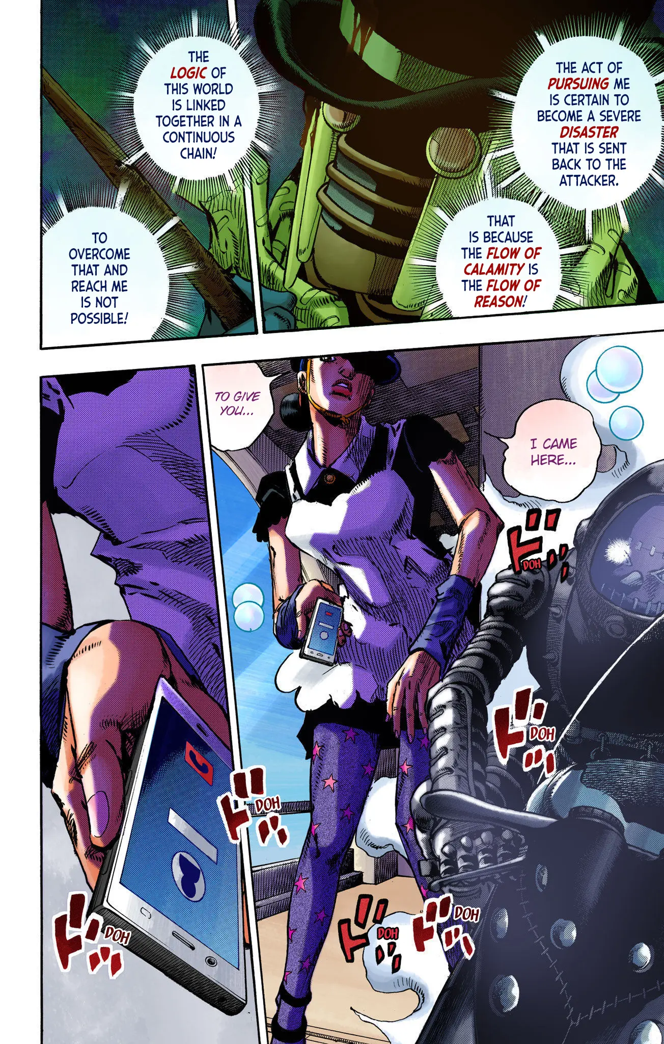 JoJo's Bizarre Adventure, Part 8: JoJolion Colored Manga β Chapter 104 β Page 7