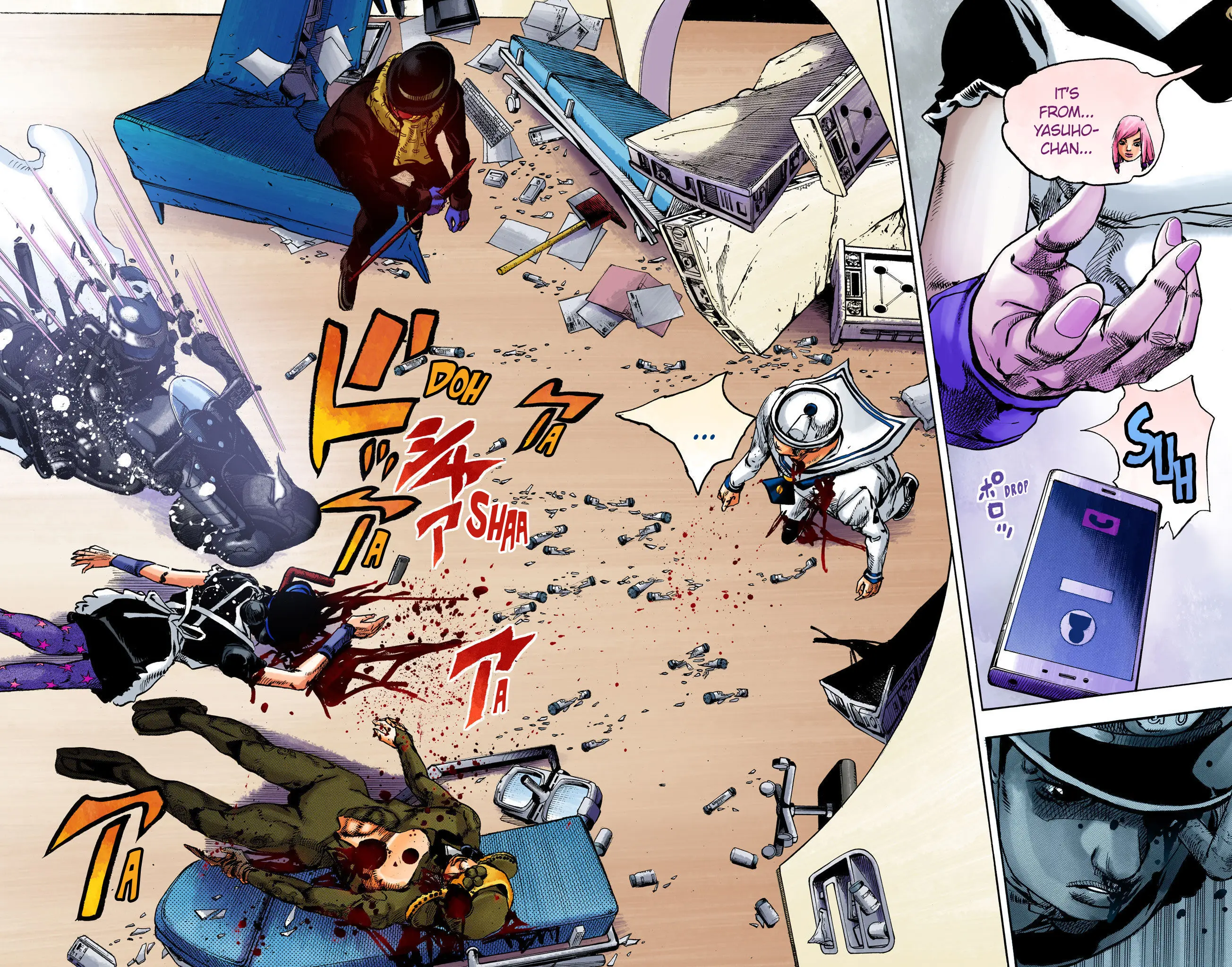 JoJo's Bizarre Adventure, Part 8: JoJolion Colored Manga β Chapter 104 β Page 9