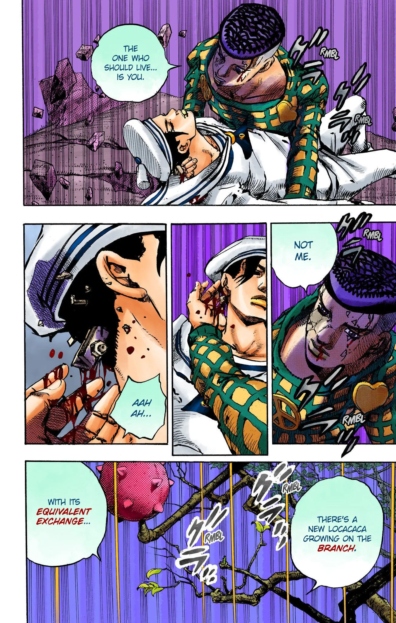 JoJo's Bizarre Adventure, Part 8: JoJolion Colored Manga β Chapter 105 β Page 3