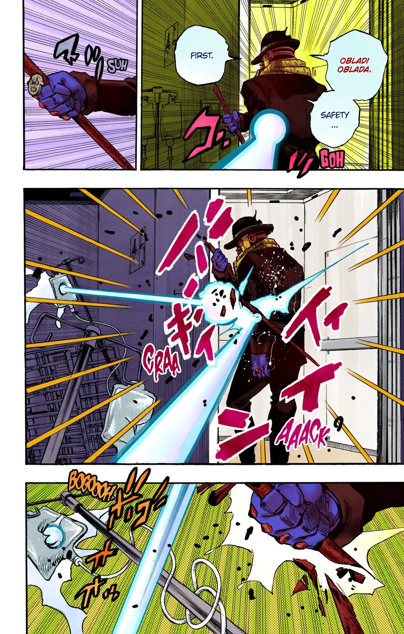 JoJo's Bizarre Adventure, Part 8: JoJolion Colored Manga β Chapter 105 β Page 8