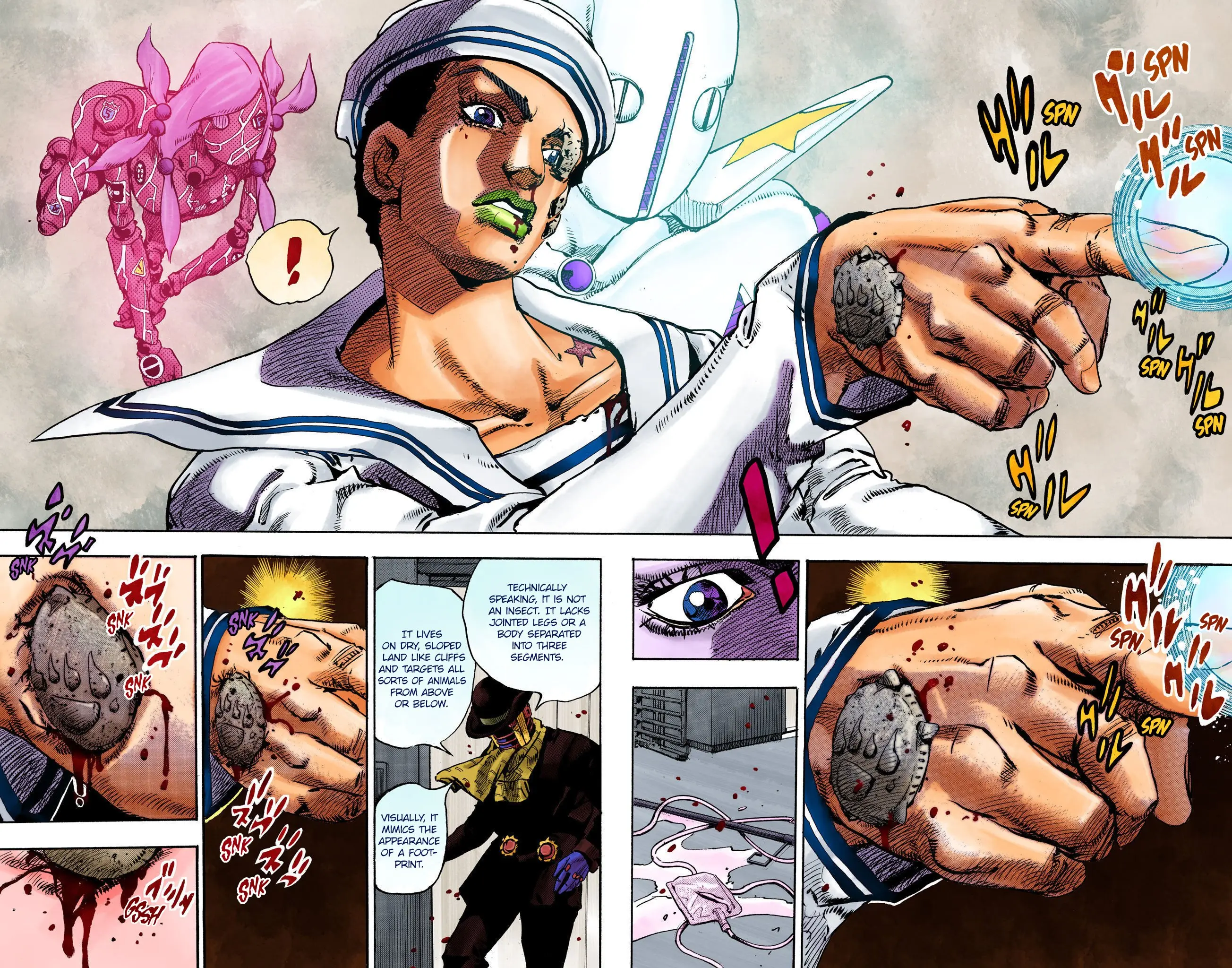 JoJo's Bizarre Adventure, Part 8: JoJolion Colored Manga β Chapter 105 β Page 11