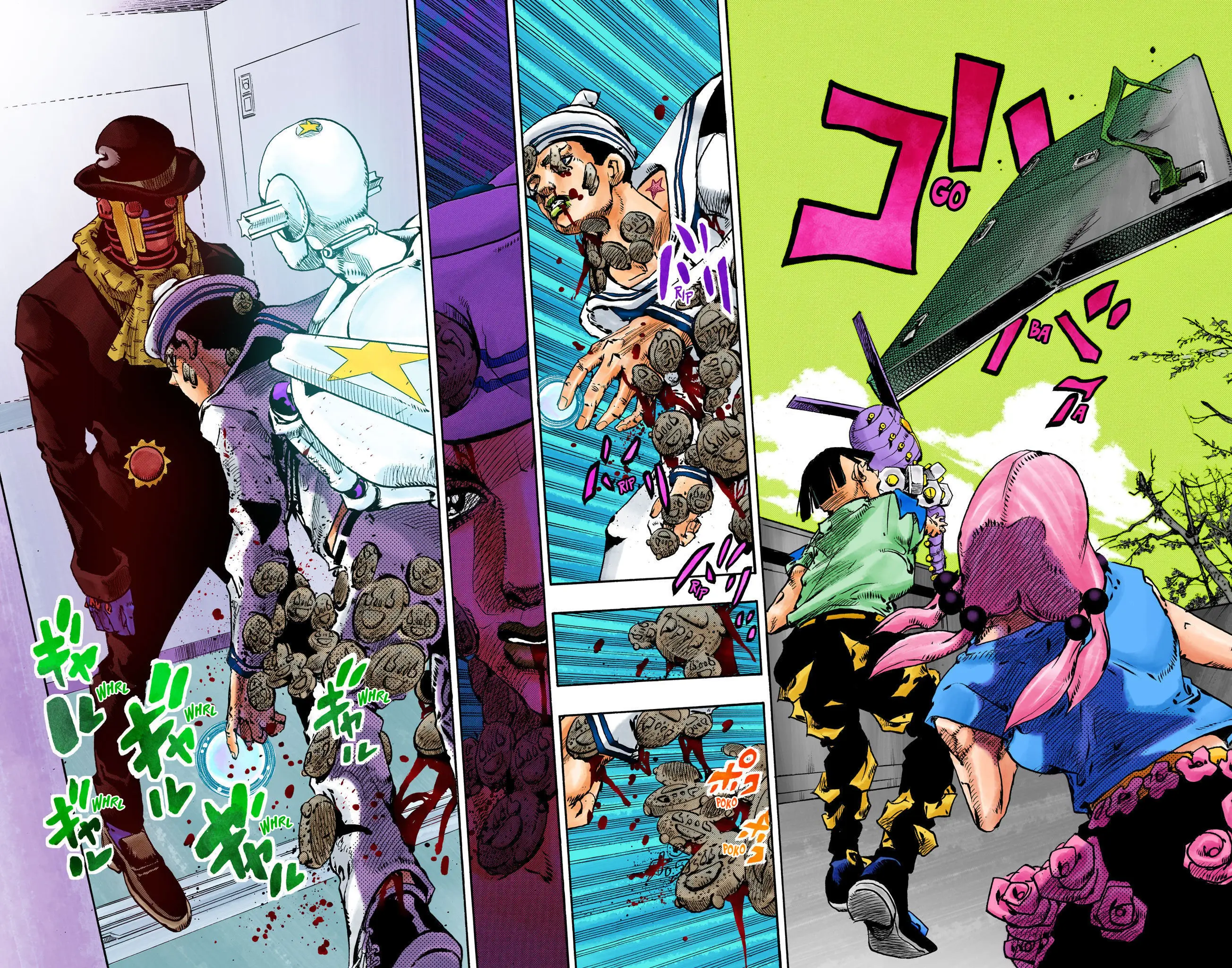 JoJo's Bizarre Adventure, Part 8: JoJolion Colored Manga β Chapter 105 β Page 25