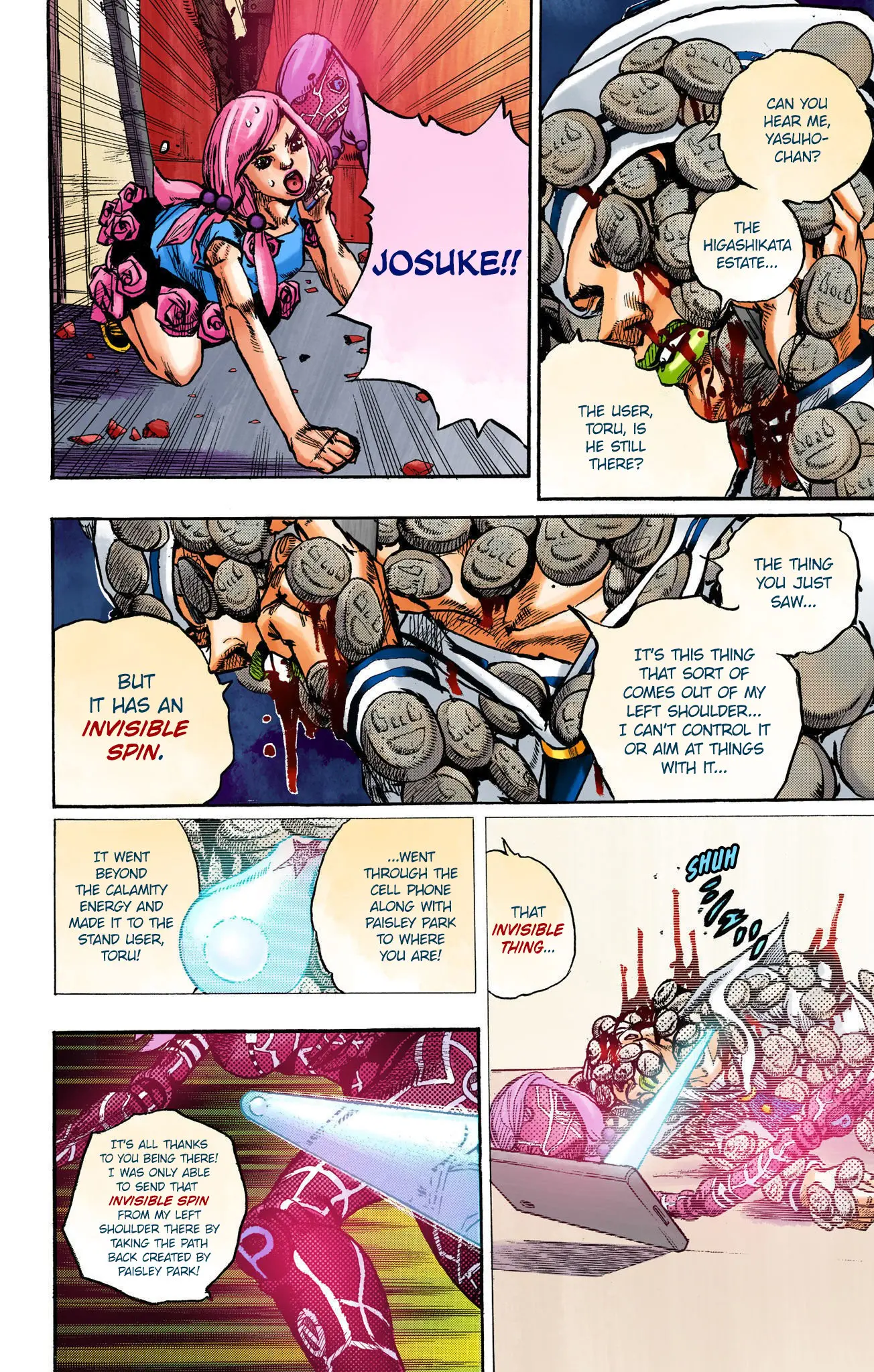 JoJo's Bizarre Adventure, Part 8: JoJolion Colored Manga β Chapter 106 β Page 14