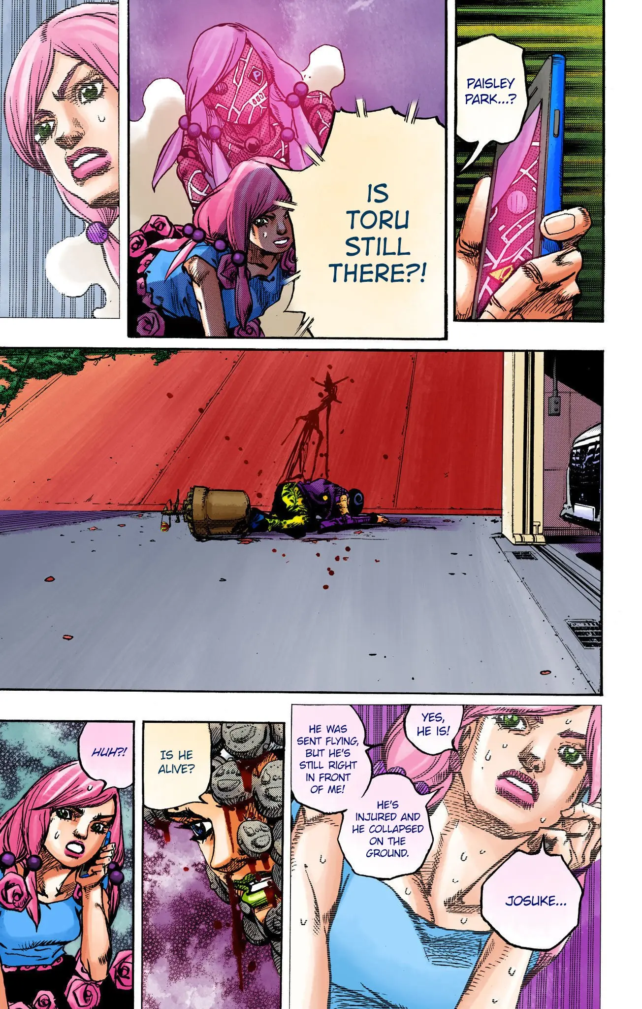 JoJo's Bizarre Adventure, Part 8: JoJolion Colored Manga β Chapter 106 β Page 15