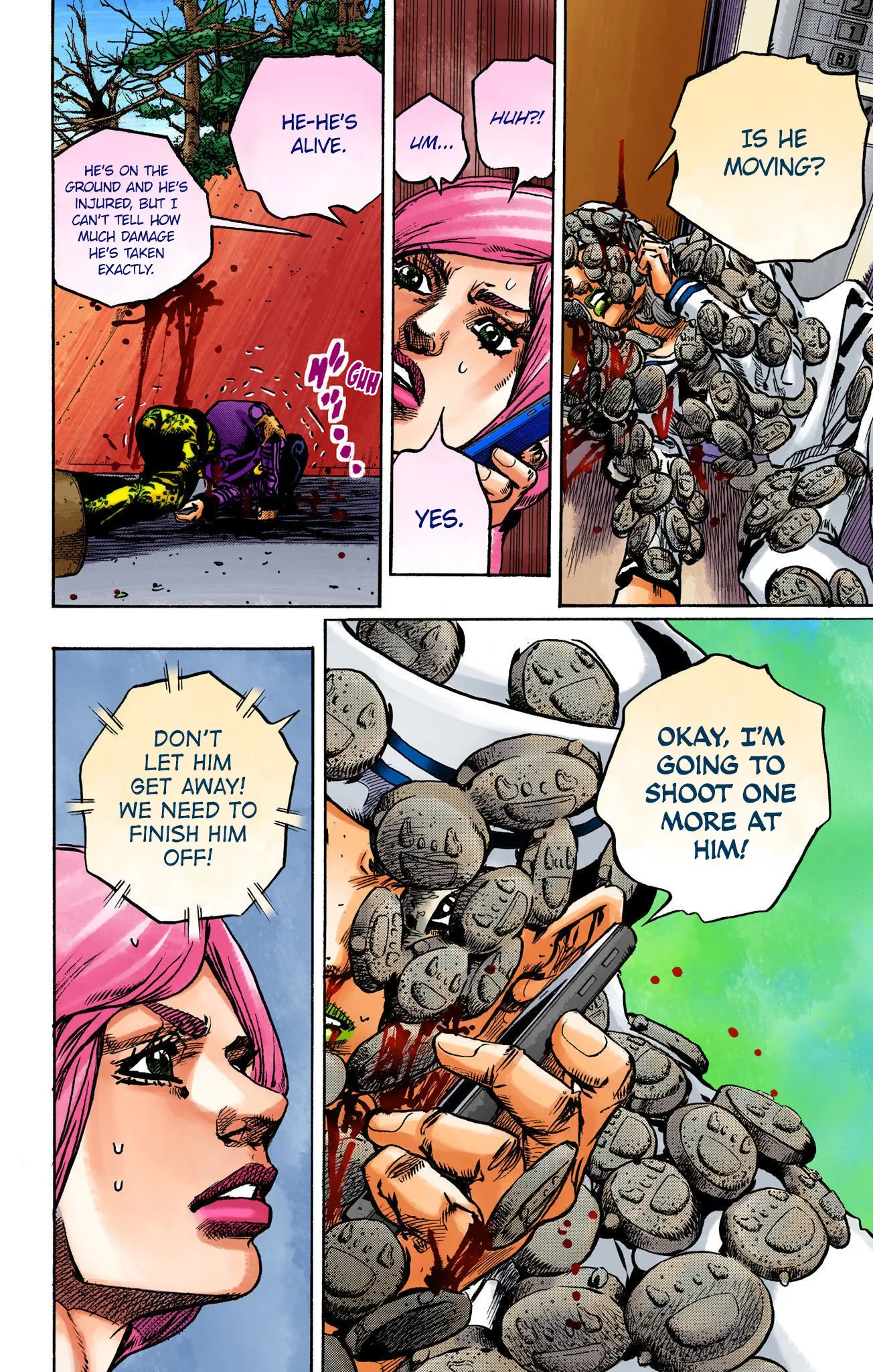 JoJo's Bizarre Adventure, Part 8: JoJolion Colored Manga β Chapter 106 β Page 16