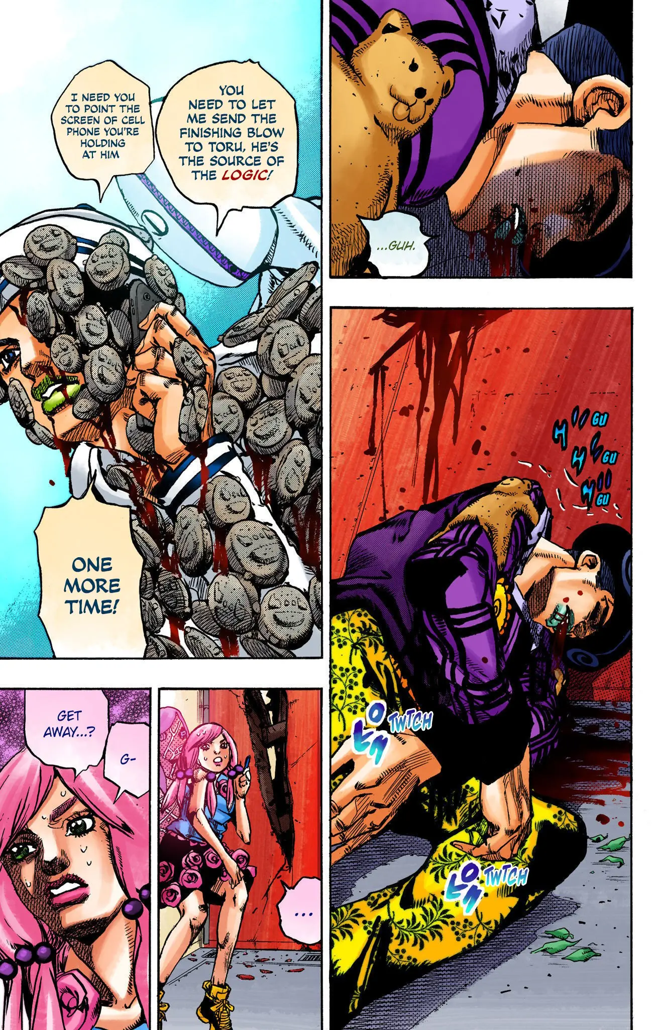 JoJo's Bizarre Adventure, Part 8: JoJolion Colored Manga β Chapter 106 β Page 17