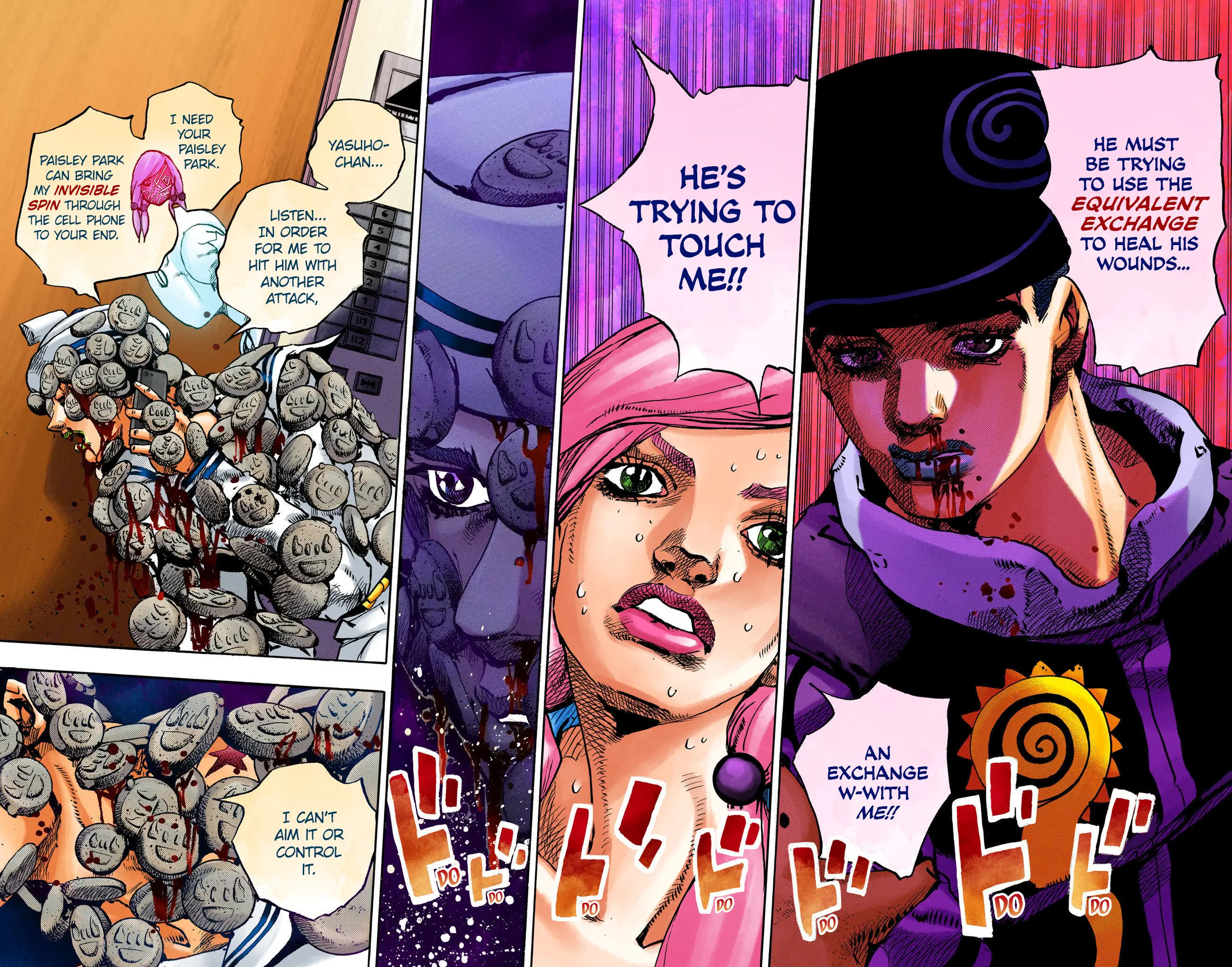 JoJo's Bizarre Adventure, Part 8: JoJolion Colored Manga β Chapter 106 β Page 22
