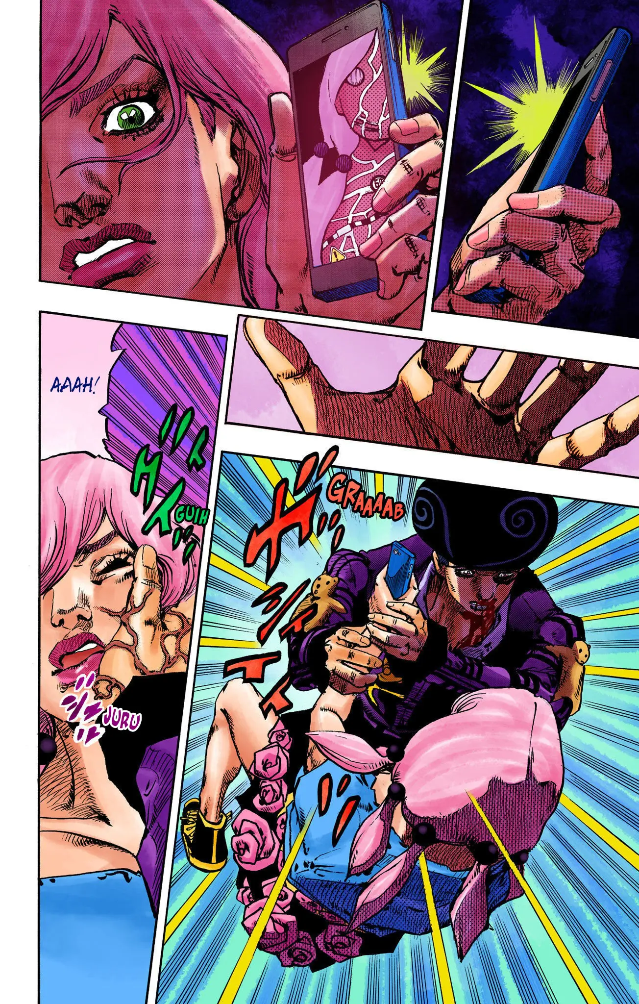 JoJo's Bizarre Adventure, Part 8: JoJolion Colored Manga β Chapter 106 β Page 28