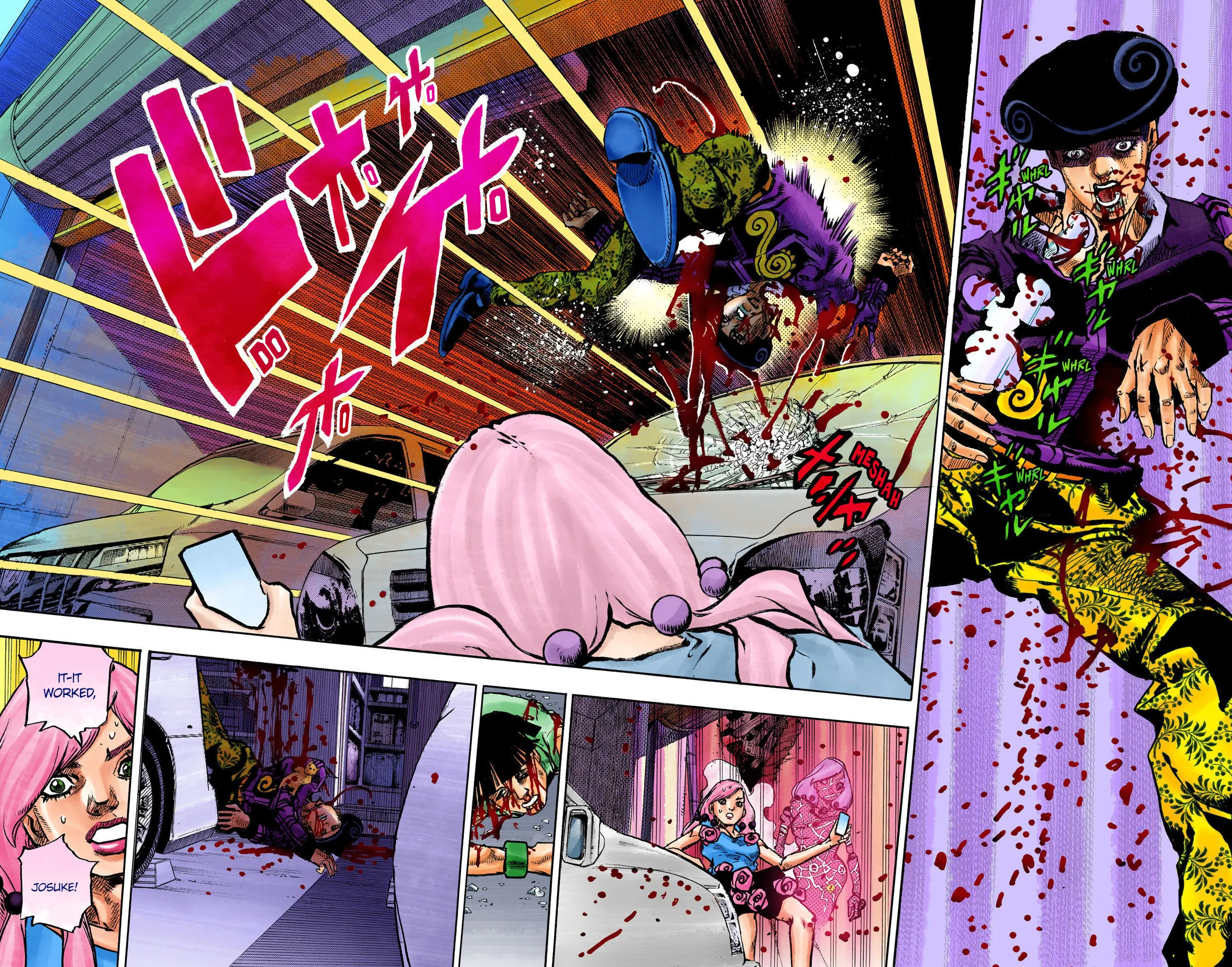 JoJo's Bizarre Adventure, Part 8: JoJolion Colored Manga β Chapter 106 β Page 32