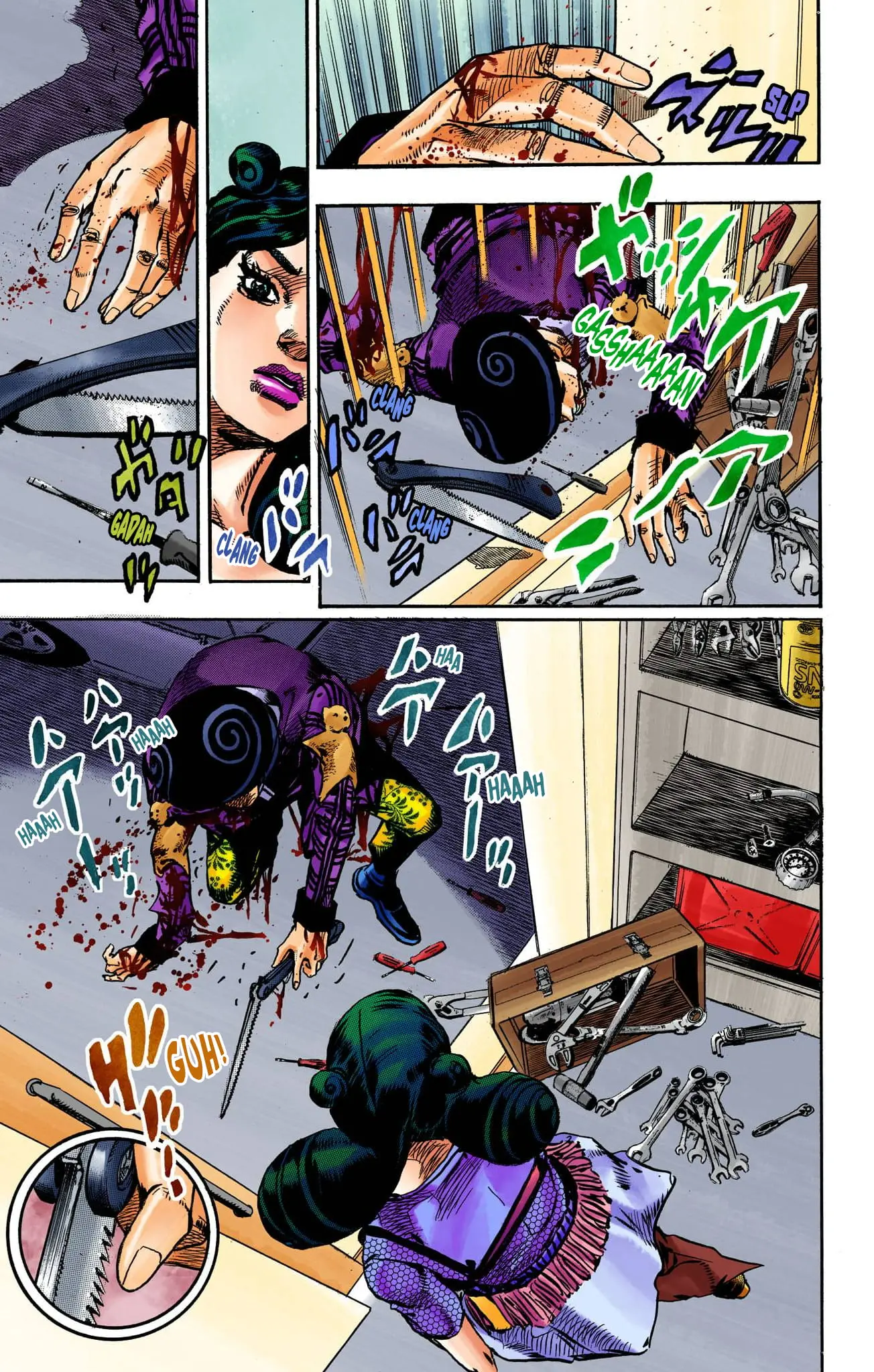 JoJo's Bizarre Adventure, Part 8: JoJolion Colored Manga β Chapter 107 β Page 15