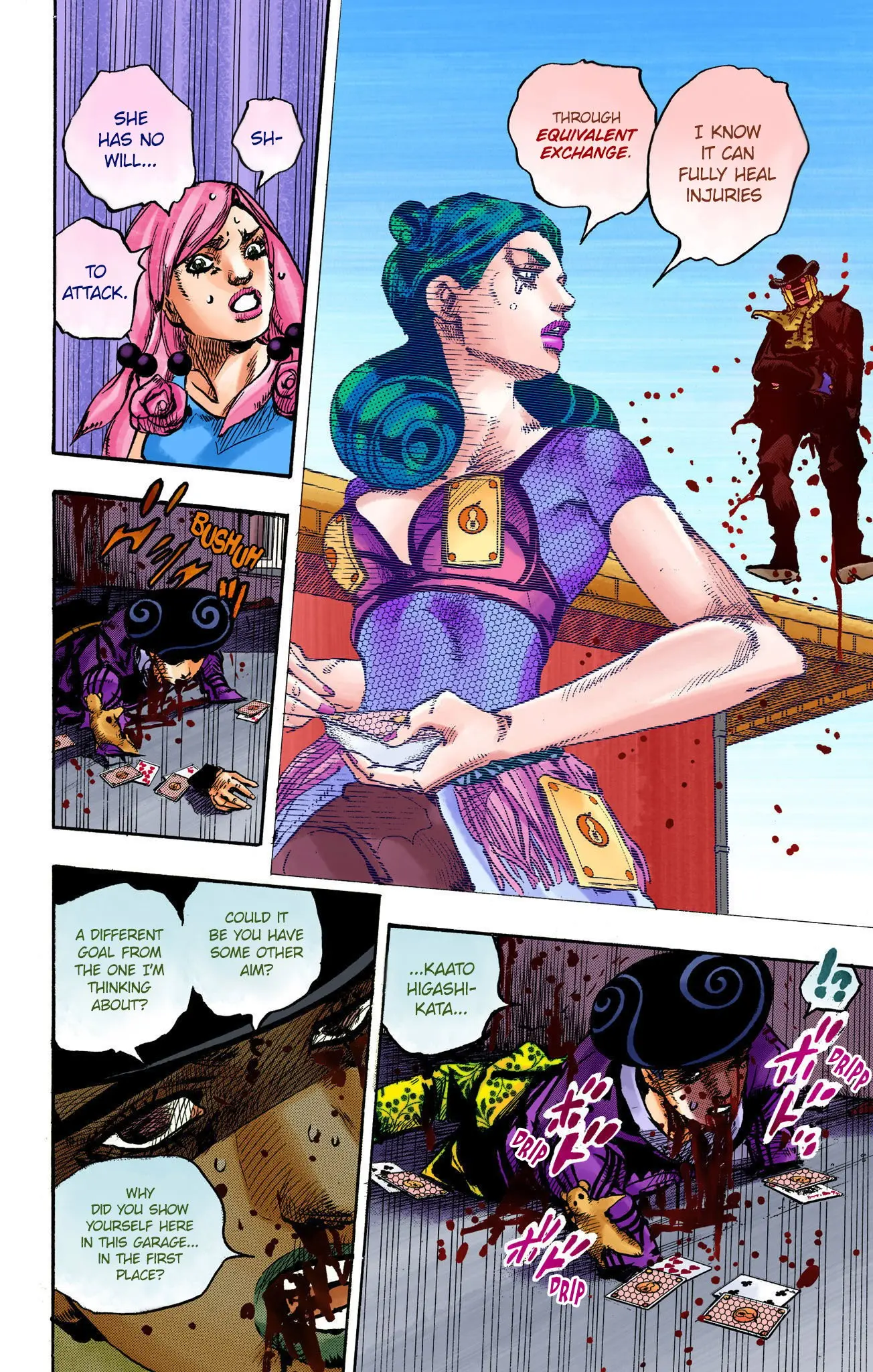JoJo's Bizarre Adventure, Part 8: JoJolion Colored Manga β Chapter 107 β Page 30
