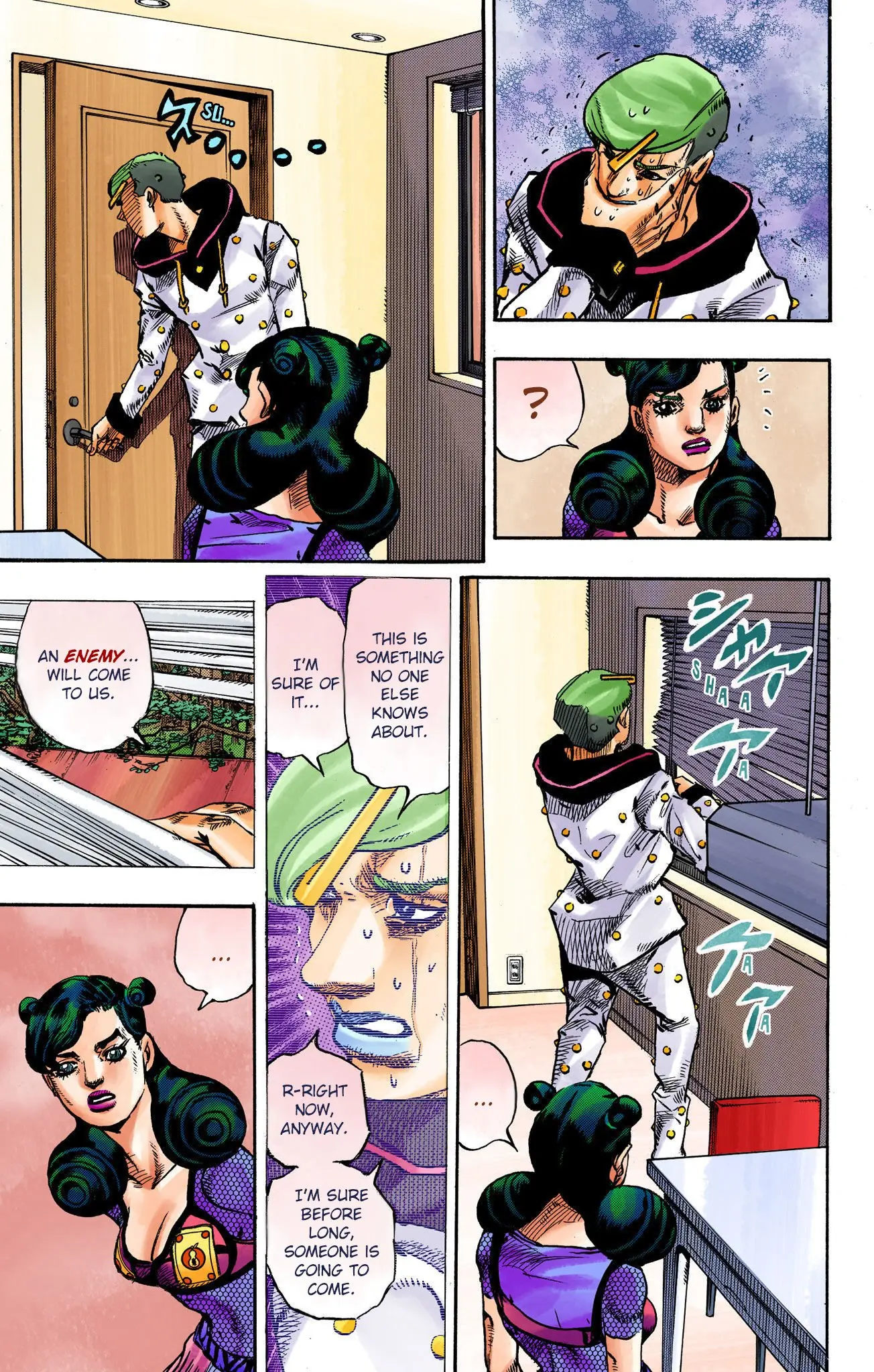 JoJo's Bizarre Adventure, Part 8: JoJolion Colored Manga β Chapter 107 β Page 35