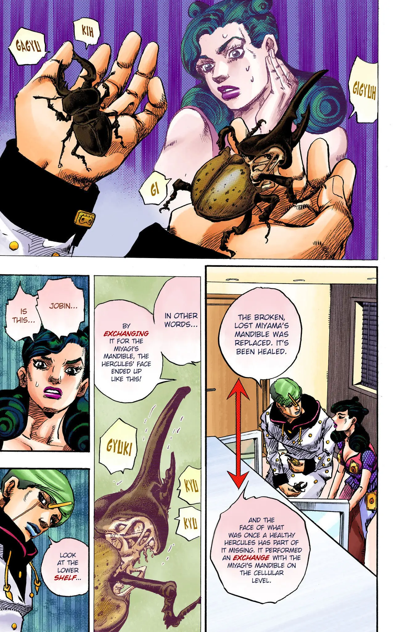JoJo's Bizarre Adventure, Part 8: JoJolion Colored Manga β Chapter 107 β Page 37