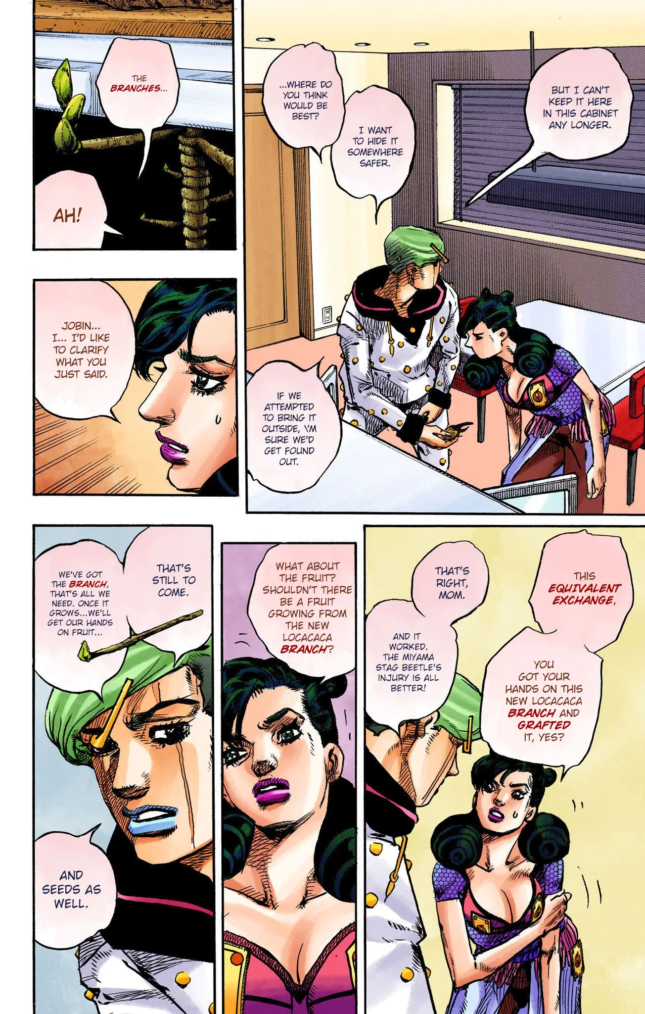 JoJo's Bizarre Adventure, Part 8: JoJolion Colored Manga β Chapter 107 β Page 39