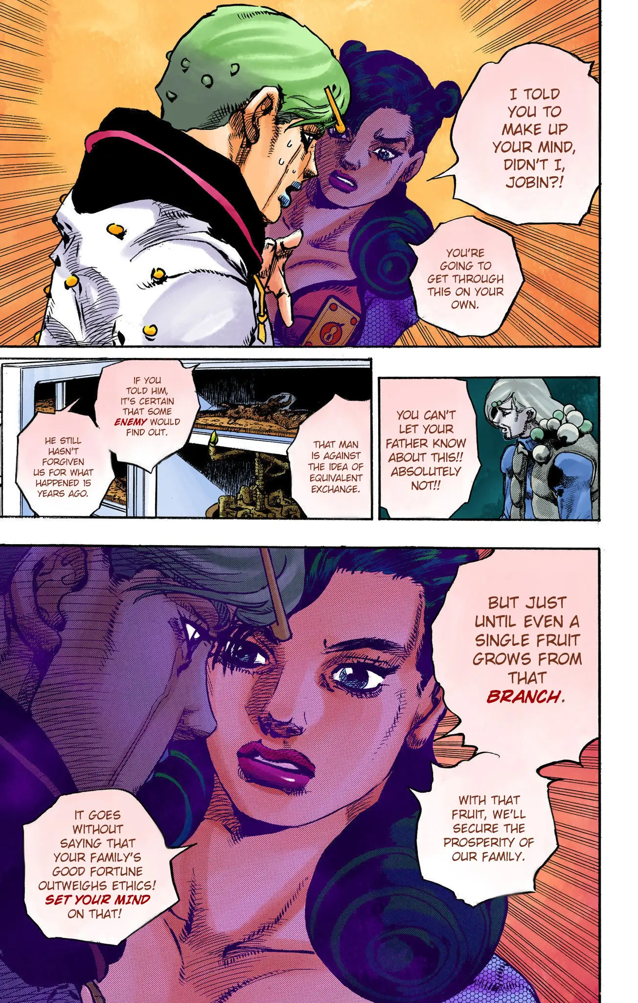 JoJo's Bizarre Adventure, Part 8: JoJolion Colored Manga β Chapter 107 β Page 42