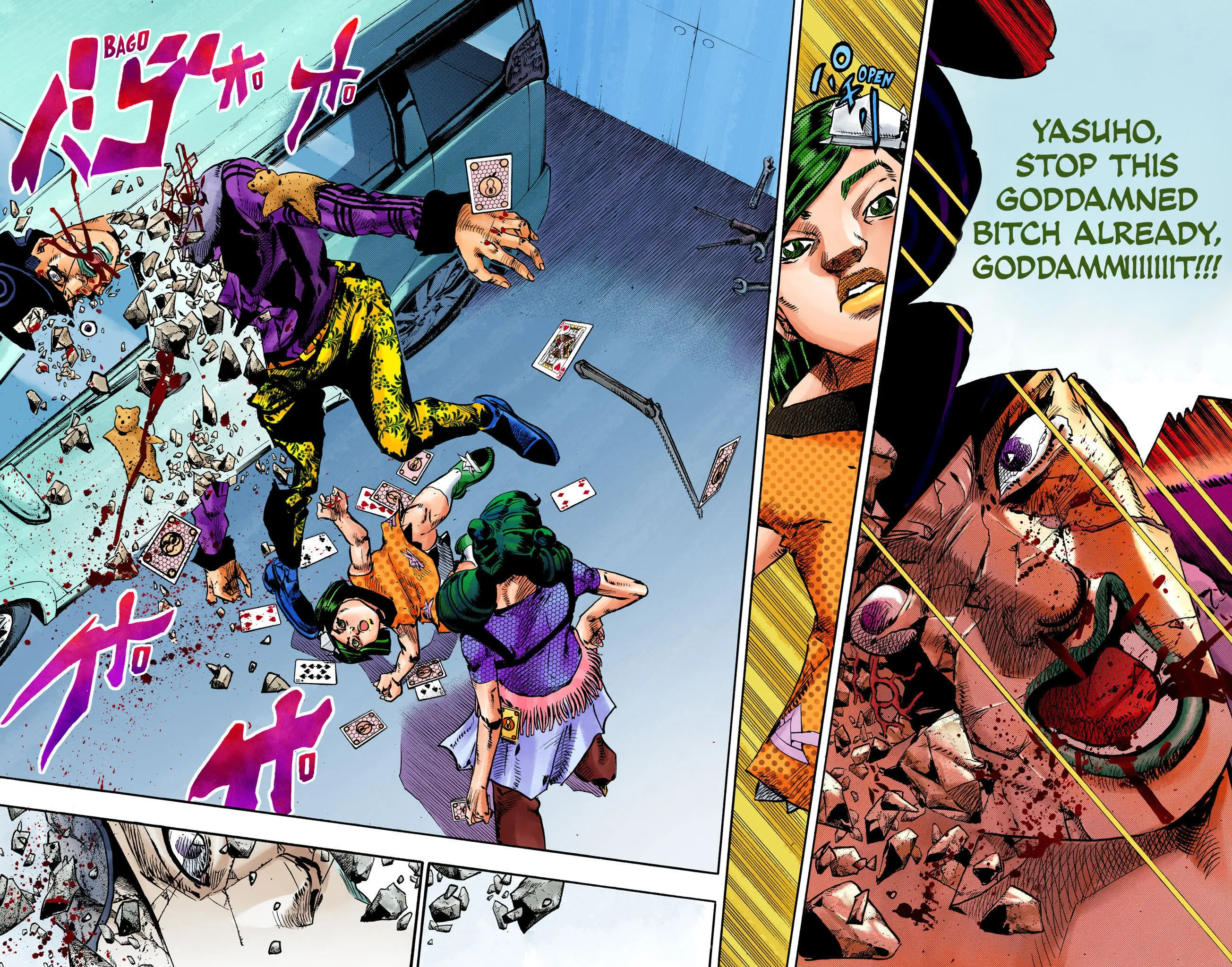 JoJo's Bizarre Adventure, Part 8: JoJolion Colored Manga — Chapter 108 — Page 12