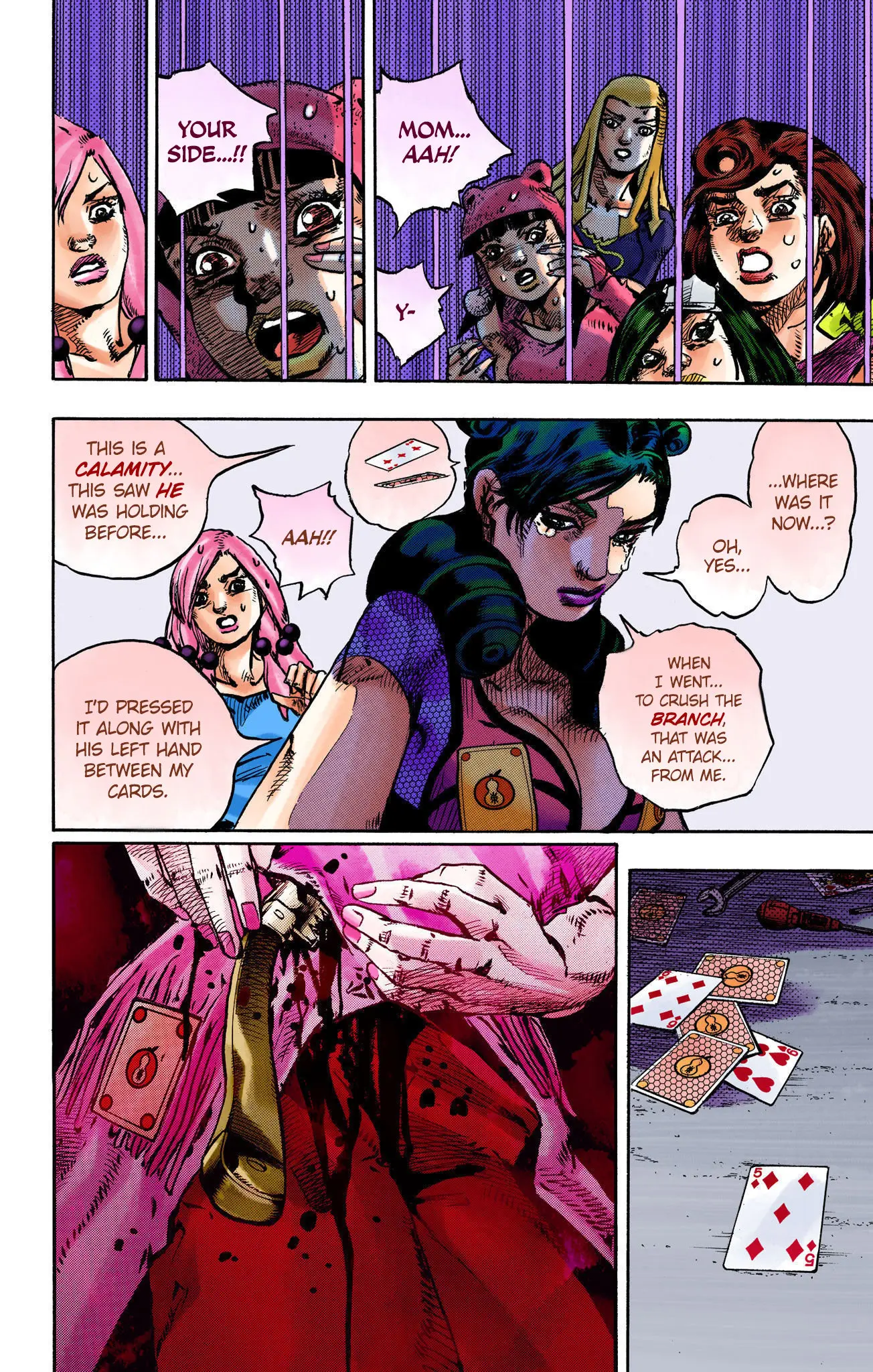 JoJo's Bizarre Adventure, Part 8: JoJolion Colored Manga — Chapter 108 — Page 18