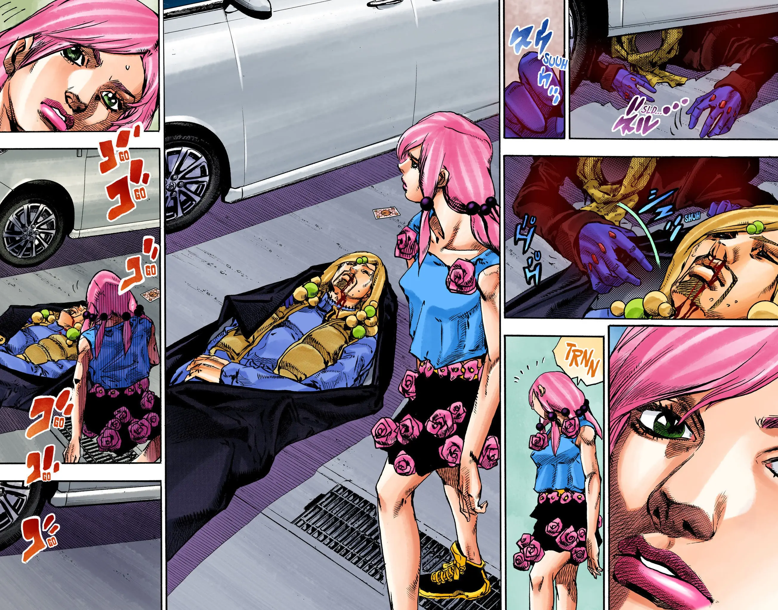 JoJo's Bizarre Adventure, Part 8: JoJolion Colored Manga — Chapter 108 — Page 28