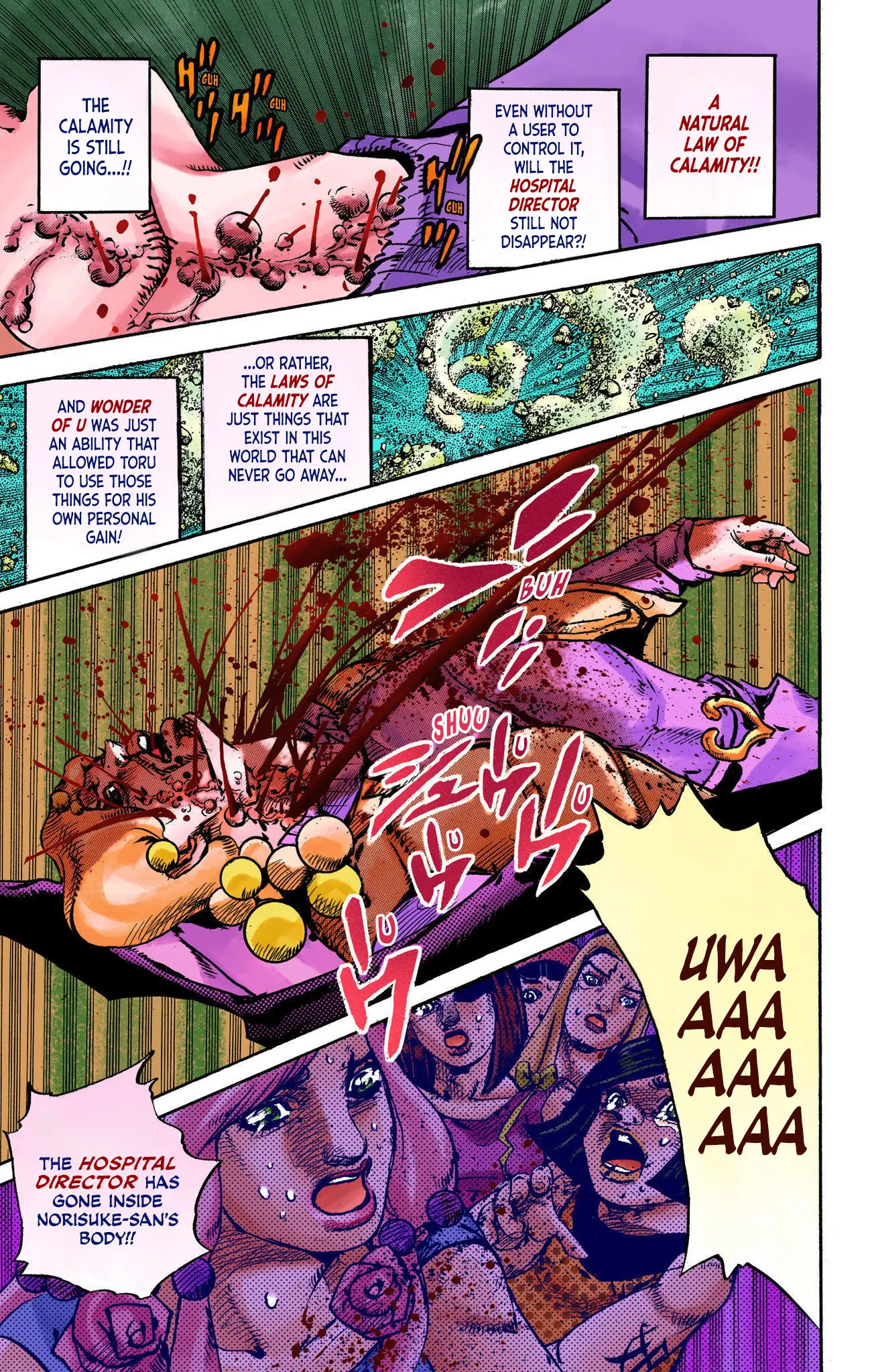 JoJo's Bizarre Adventure, Part 8: JoJolion Colored Manga — Chapter 108 — Page 34