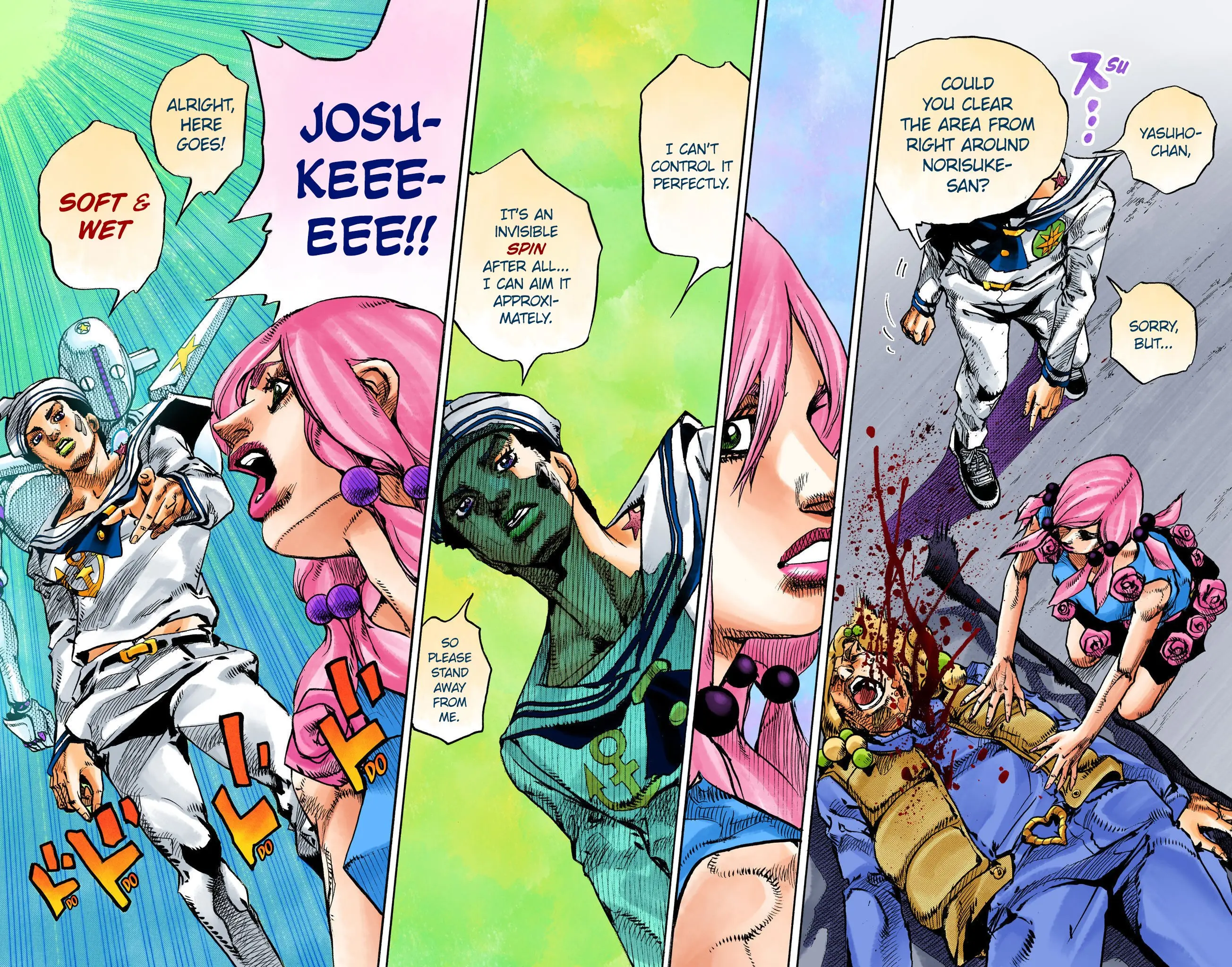 JoJo's Bizarre Adventure, Part 8: JoJolion Colored Manga — Chapter 108 — Page 35