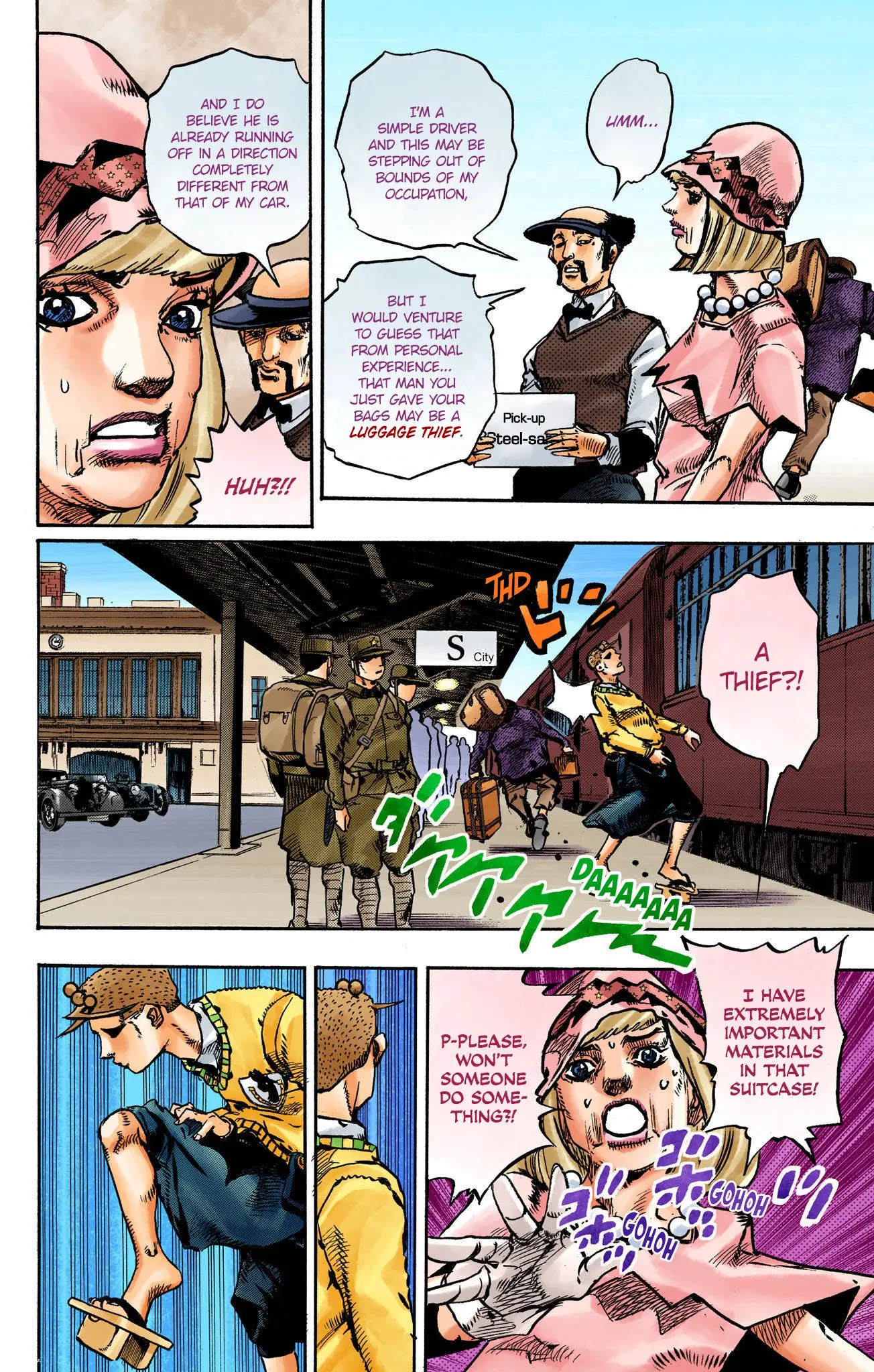 JoJo's Bizarre Adventure, Part 8: JoJolion Colored Manga β Chapter 109 β Page 6