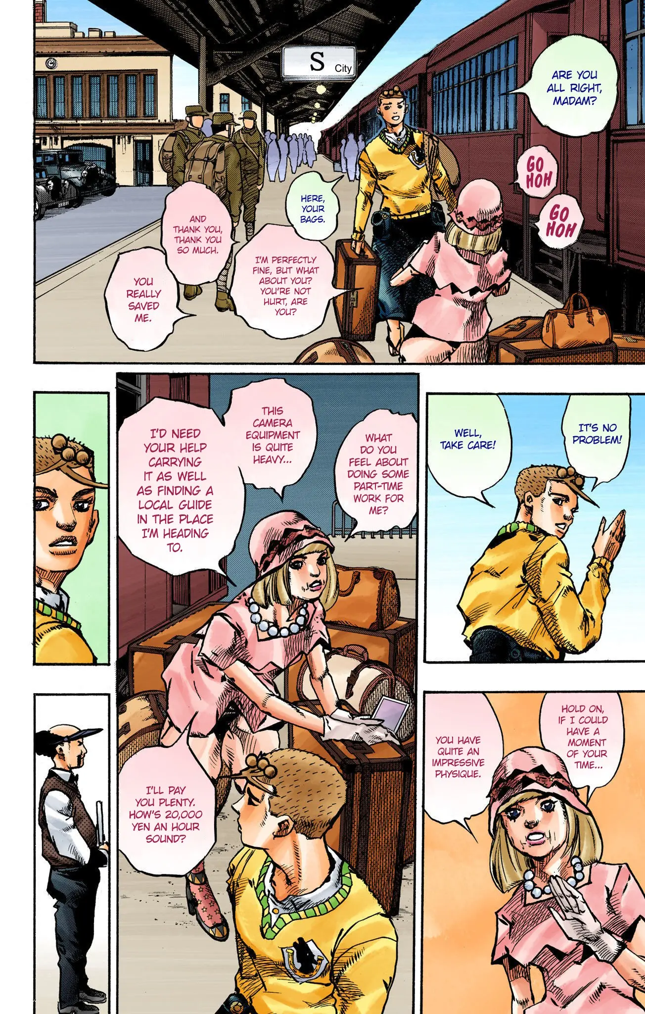 JoJo's Bizarre Adventure, Part 8: JoJolion Colored Manga β Chapter 109 β Page 8