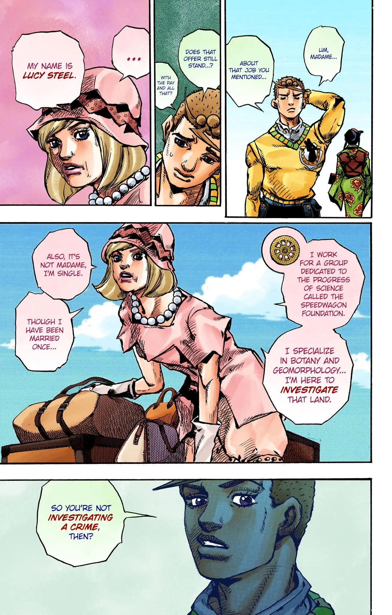 JoJo's Bizarre Adventure, Part 8: JoJolion Colored Manga β Chapter 109 β Page 11