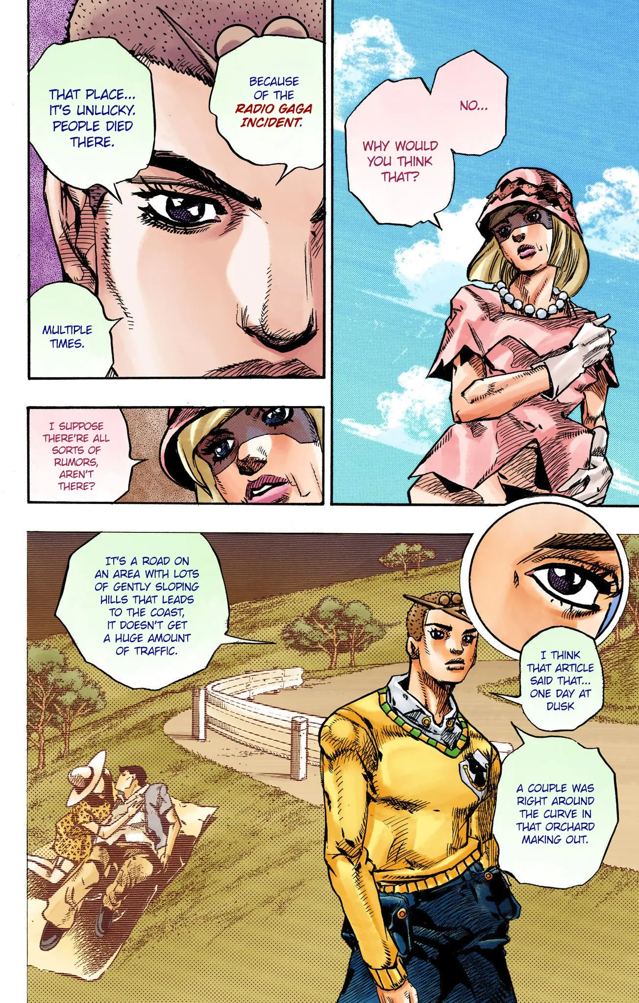 JoJo's Bizarre Adventure, Part 8: JoJolion Colored Manga β Chapter 109 β Page 12